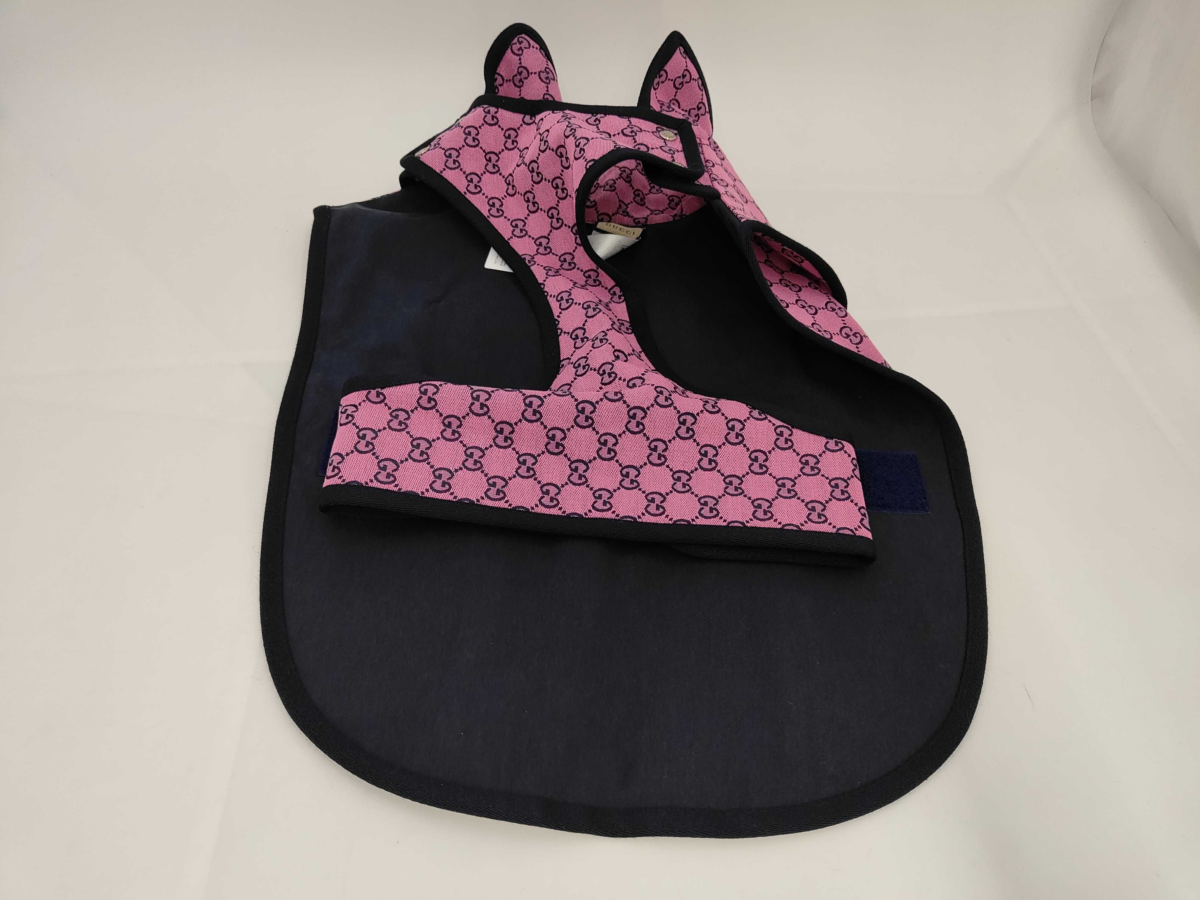 Gucci Pink GG Monogram Pet Trench Coat brand new