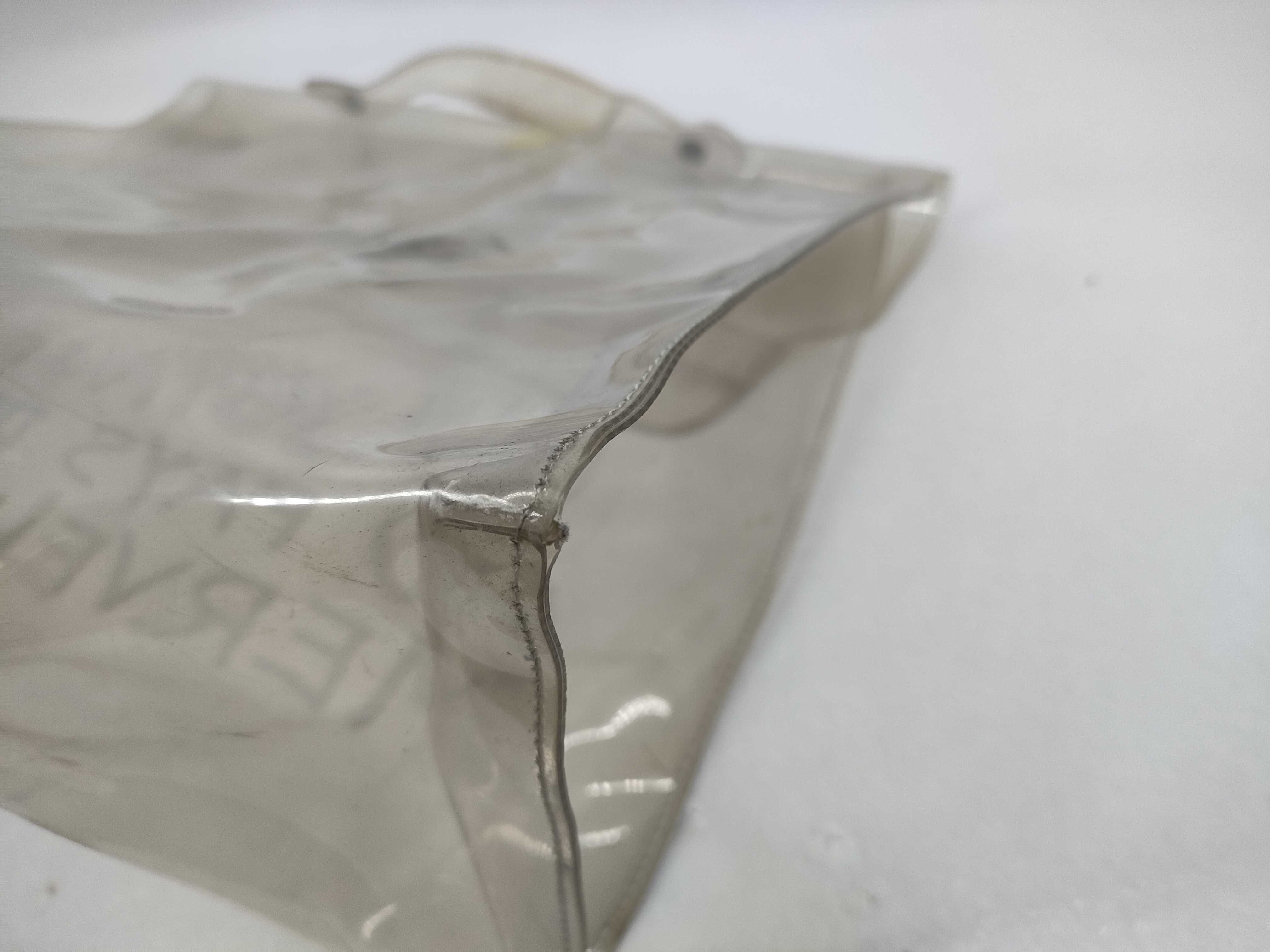 Hermes Clear Vinyl Kelly 40 Souvenir Exhibition Bag