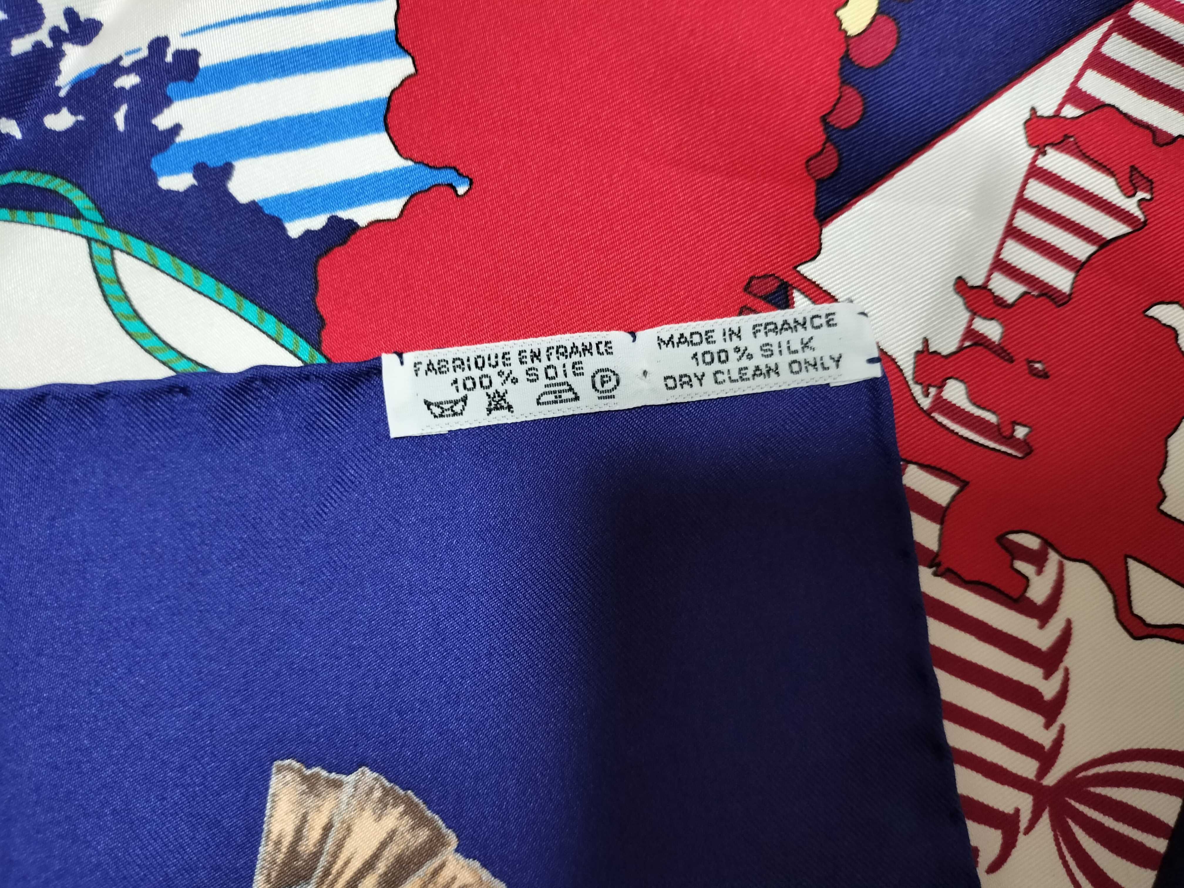 Hermes Silk Scarf with Spanish Feria de Sevilla Equestrian Motif
