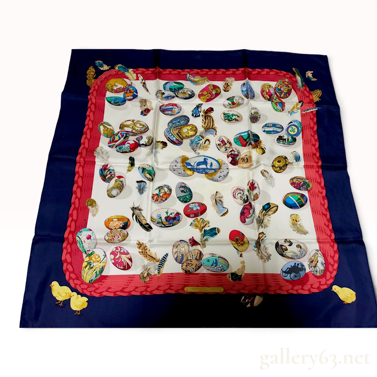 Hermes Couvee d'Hermes Silk Scarf