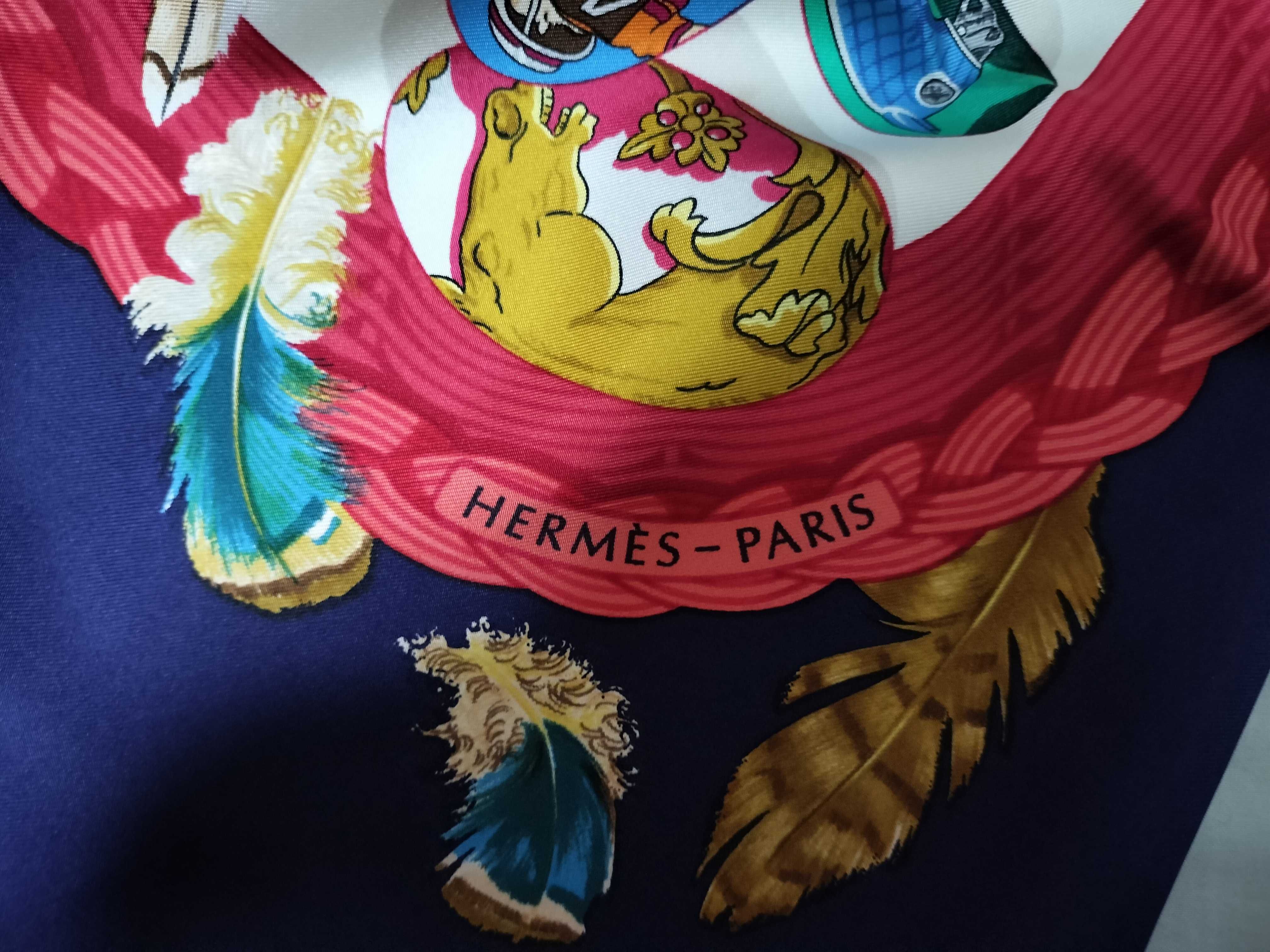 Hermes Couvee d'Hermes Silk Scarf