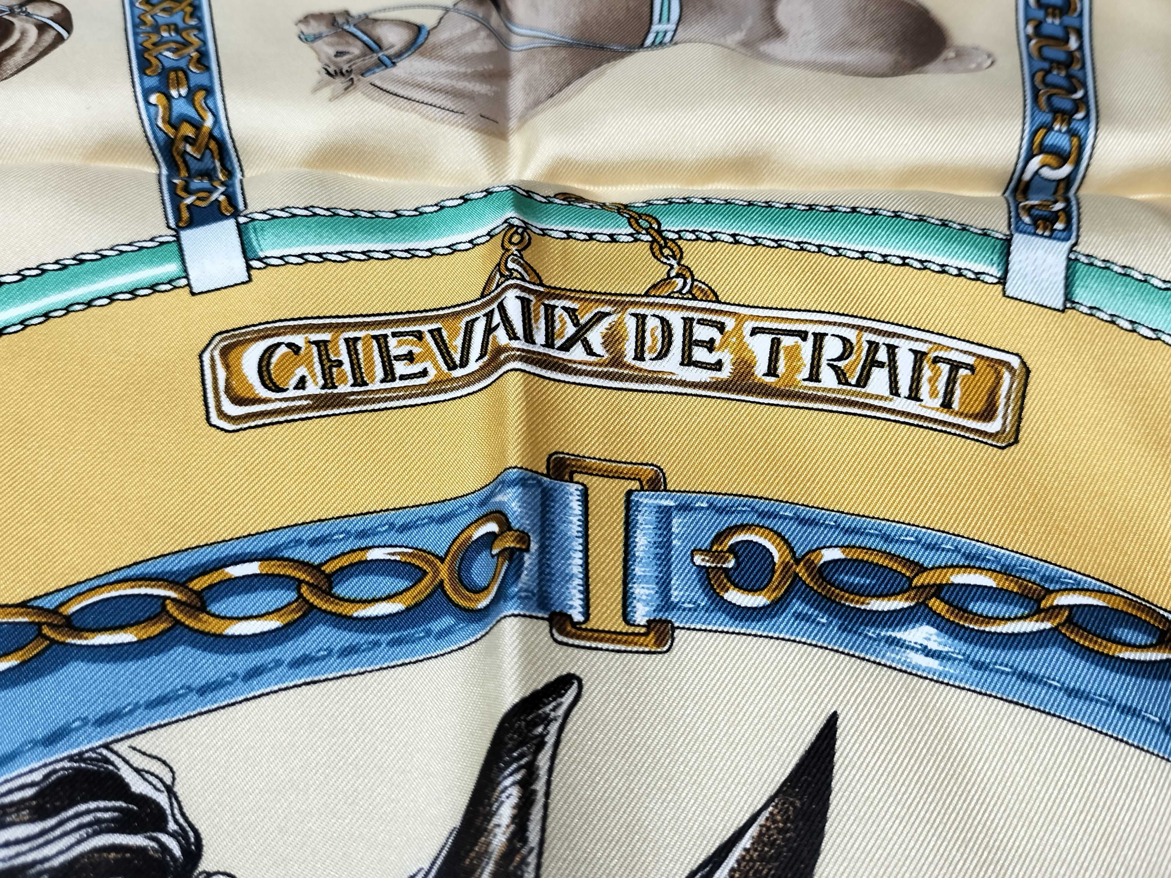 Hermes Chevaux de Trait Silk Scarf
