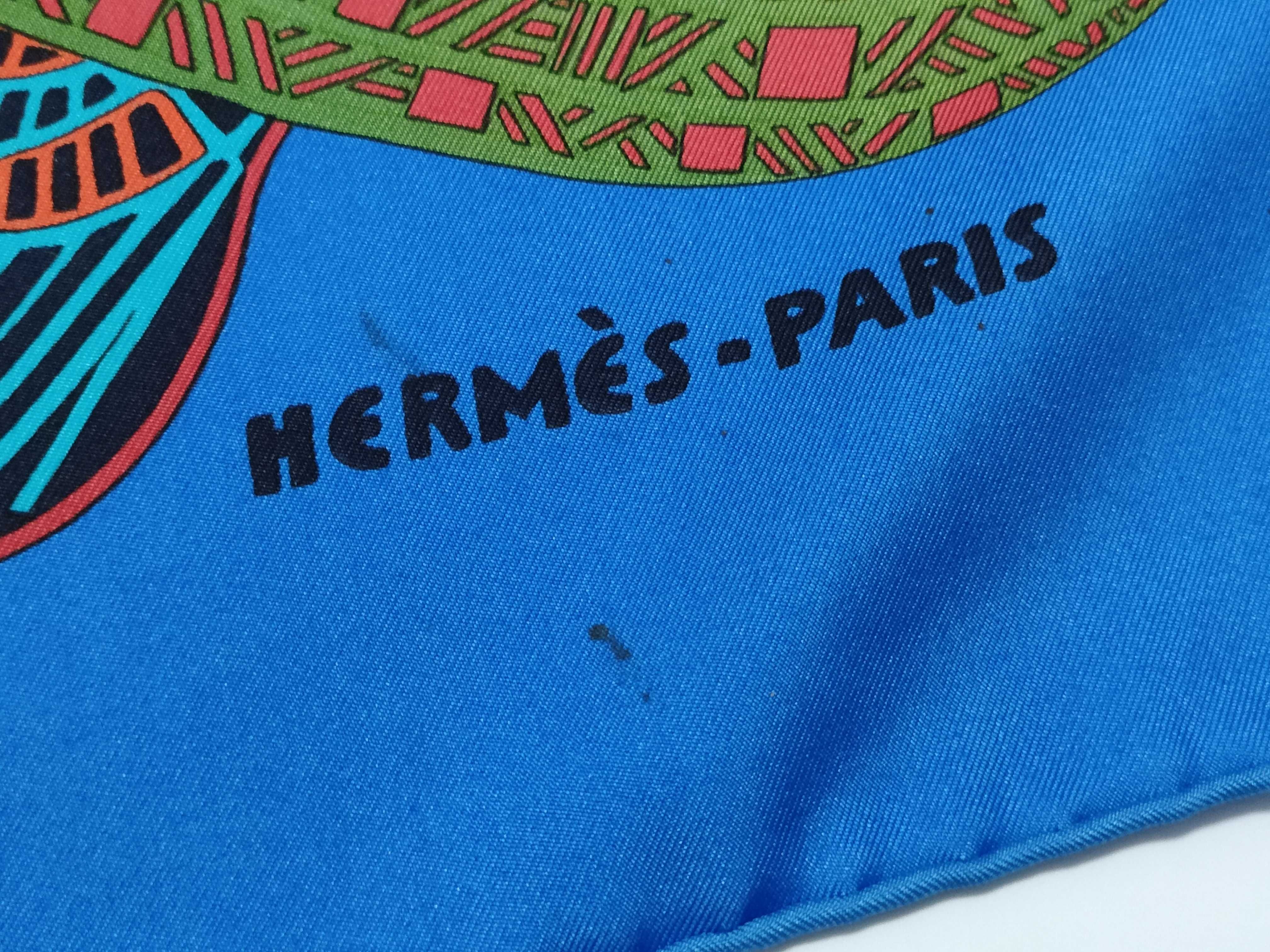 Hermes Art des Steppes Silk Scarf by Annie Faivre