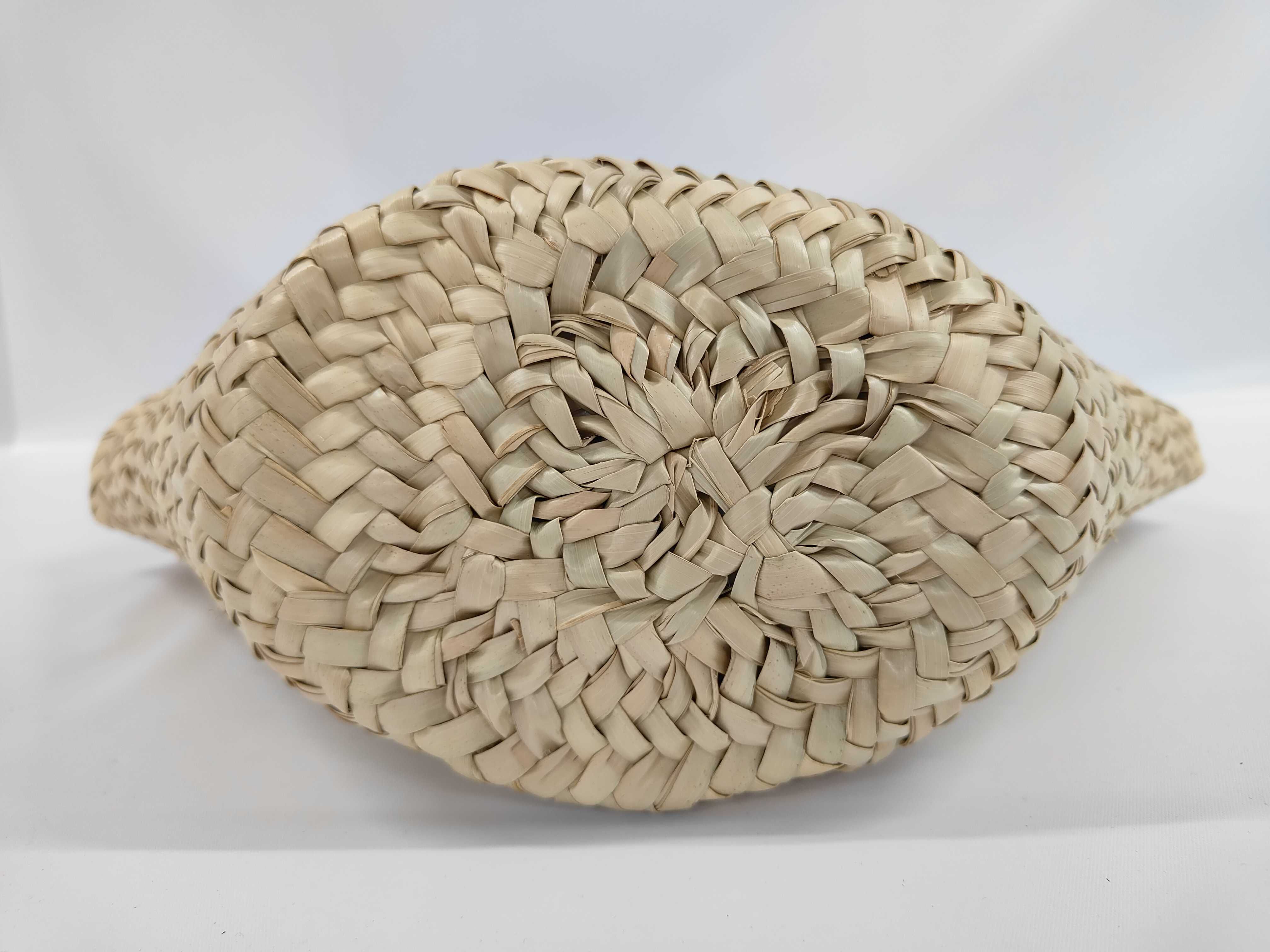 Emilio Pucci Large Woven Straw Tote Bag with Leather Accents