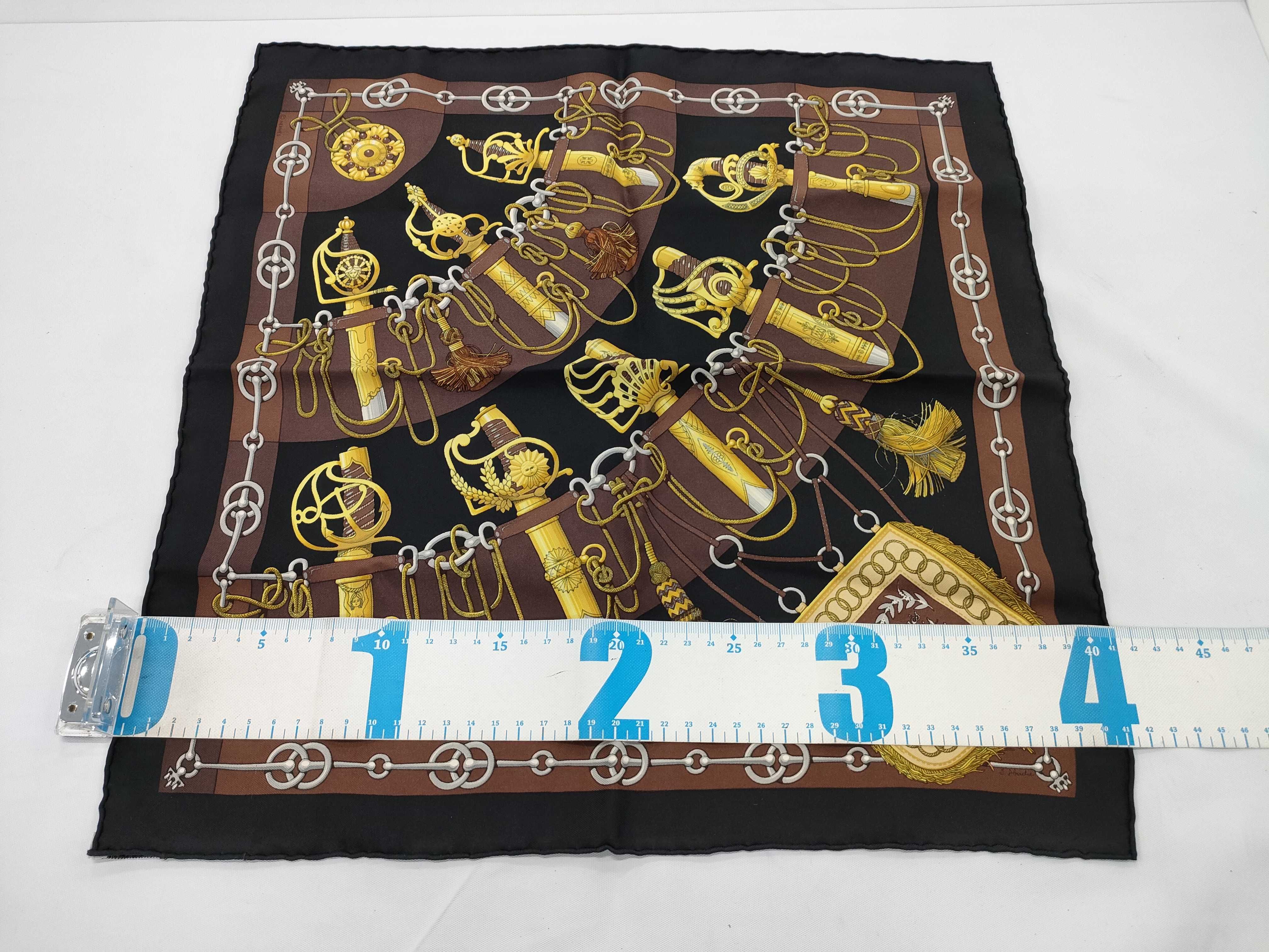 Hermes Cliquetis Silk Gavroche Scarf by Julia Abadie
