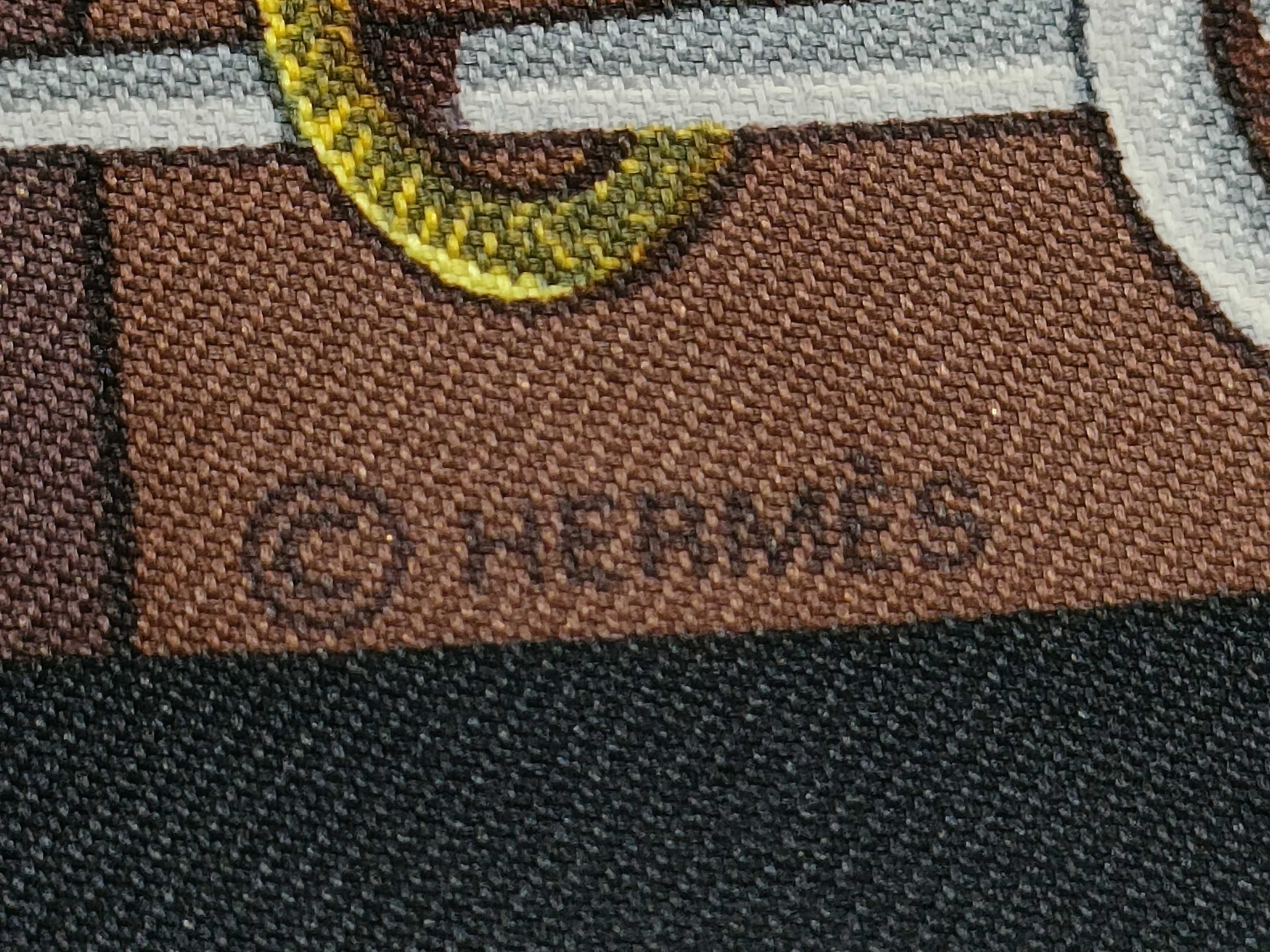 Hermes Cliquetis Silk Gavroche Scarf by Julia Abadie