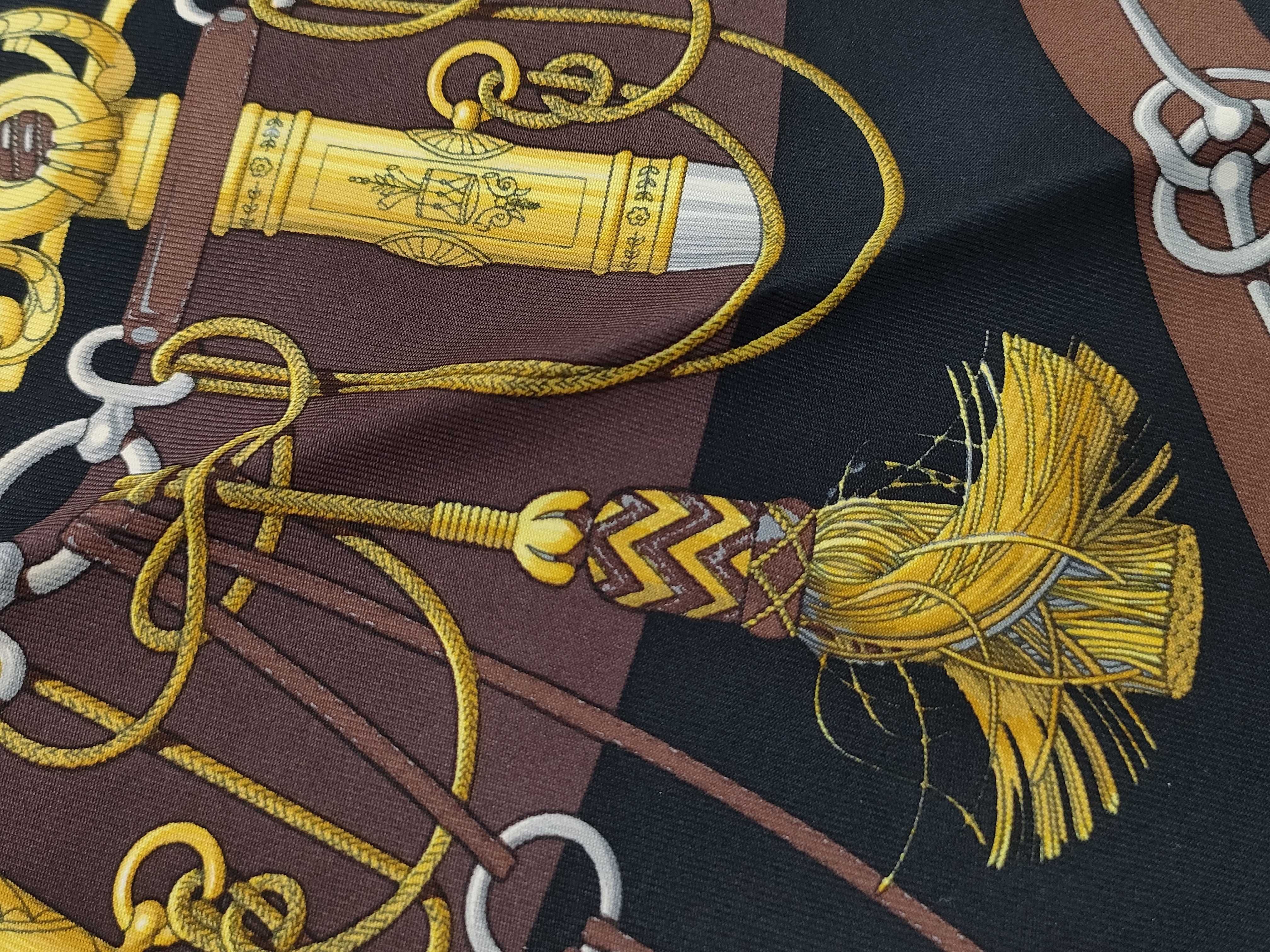 Hermes Cliquetis Silk Gavroche Scarf by Julia Abadie