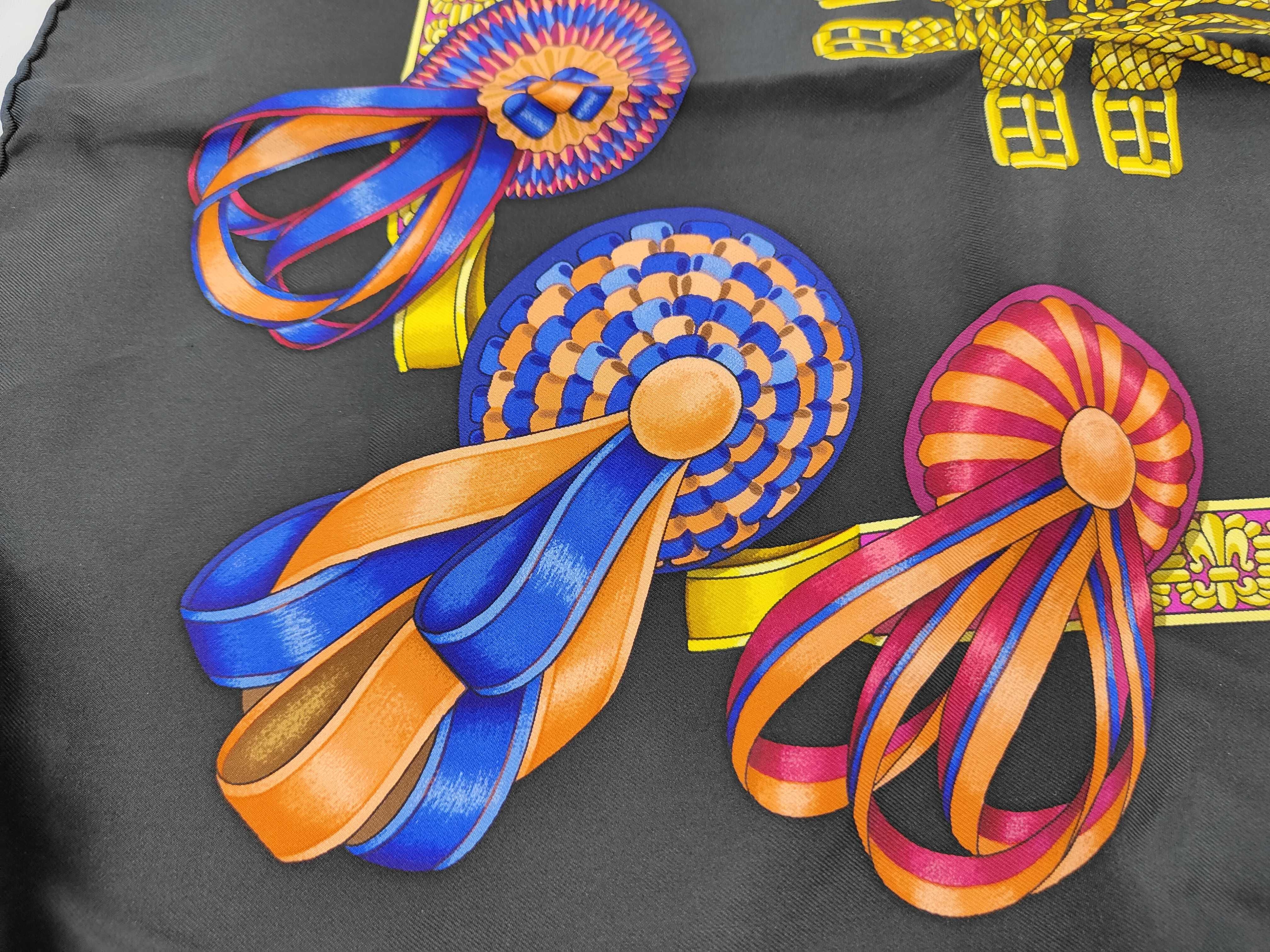 Hermes Les Rubans du Cheval Silk Scarf