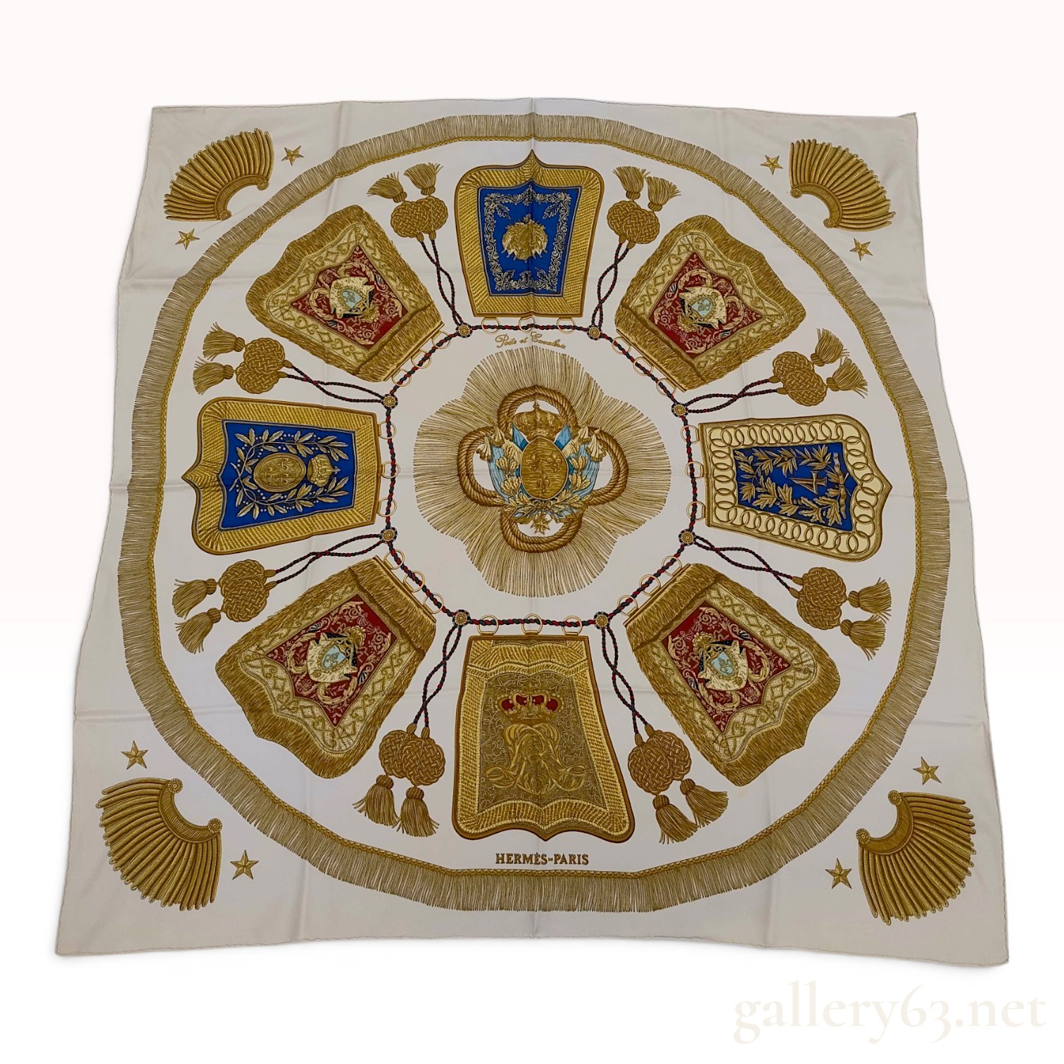 Hermes Poste et Cavalerie Silk Scarf