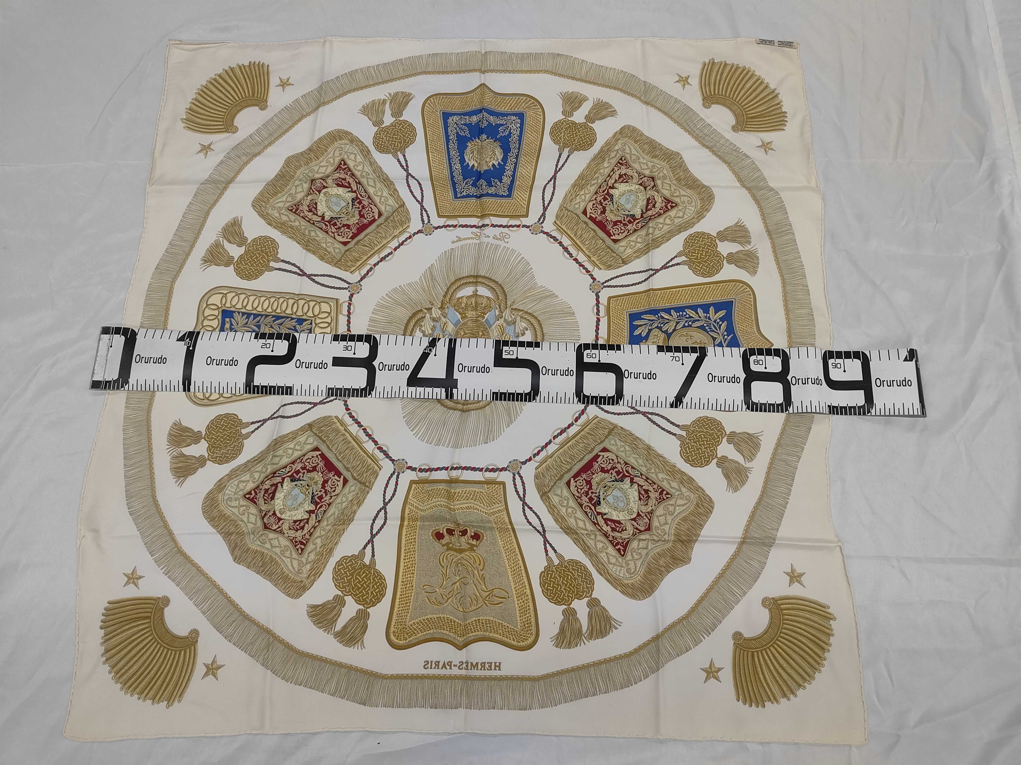 Hermes Poste et Cavalerie Silk Scarf