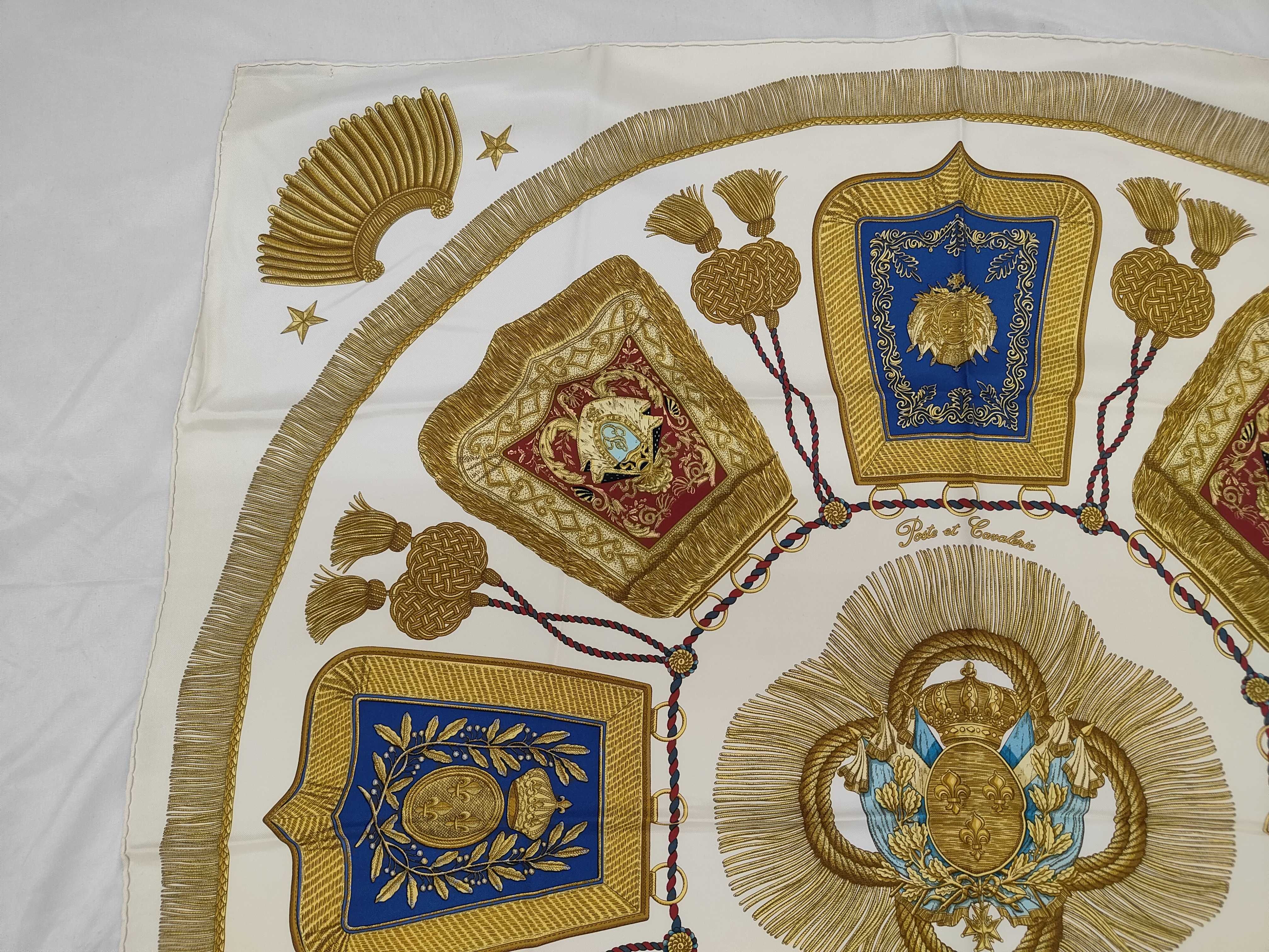 Hermes Poste et Cavalerie Silk Scarf