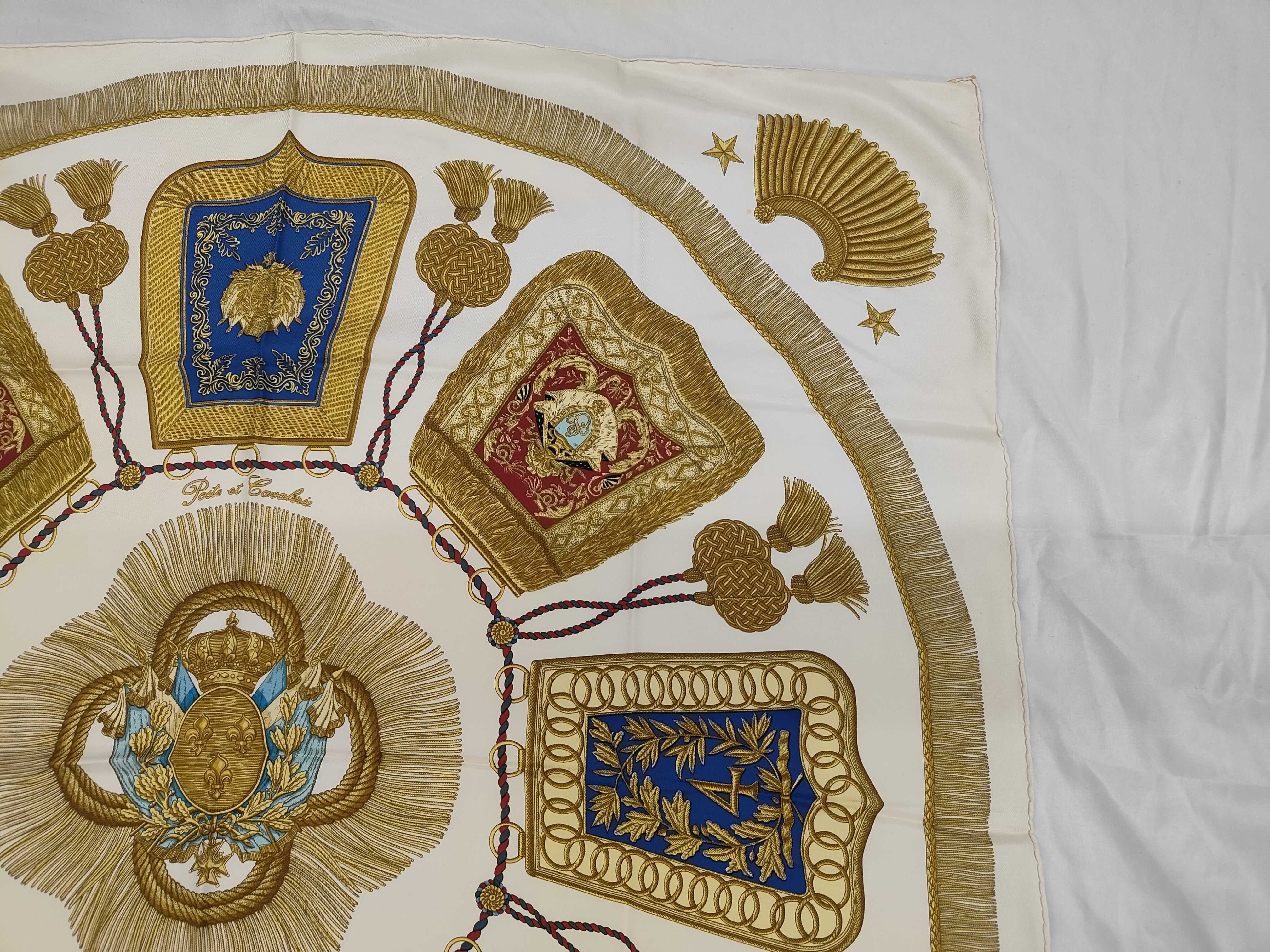 Hermes Poste et Cavalerie Silk Scarf