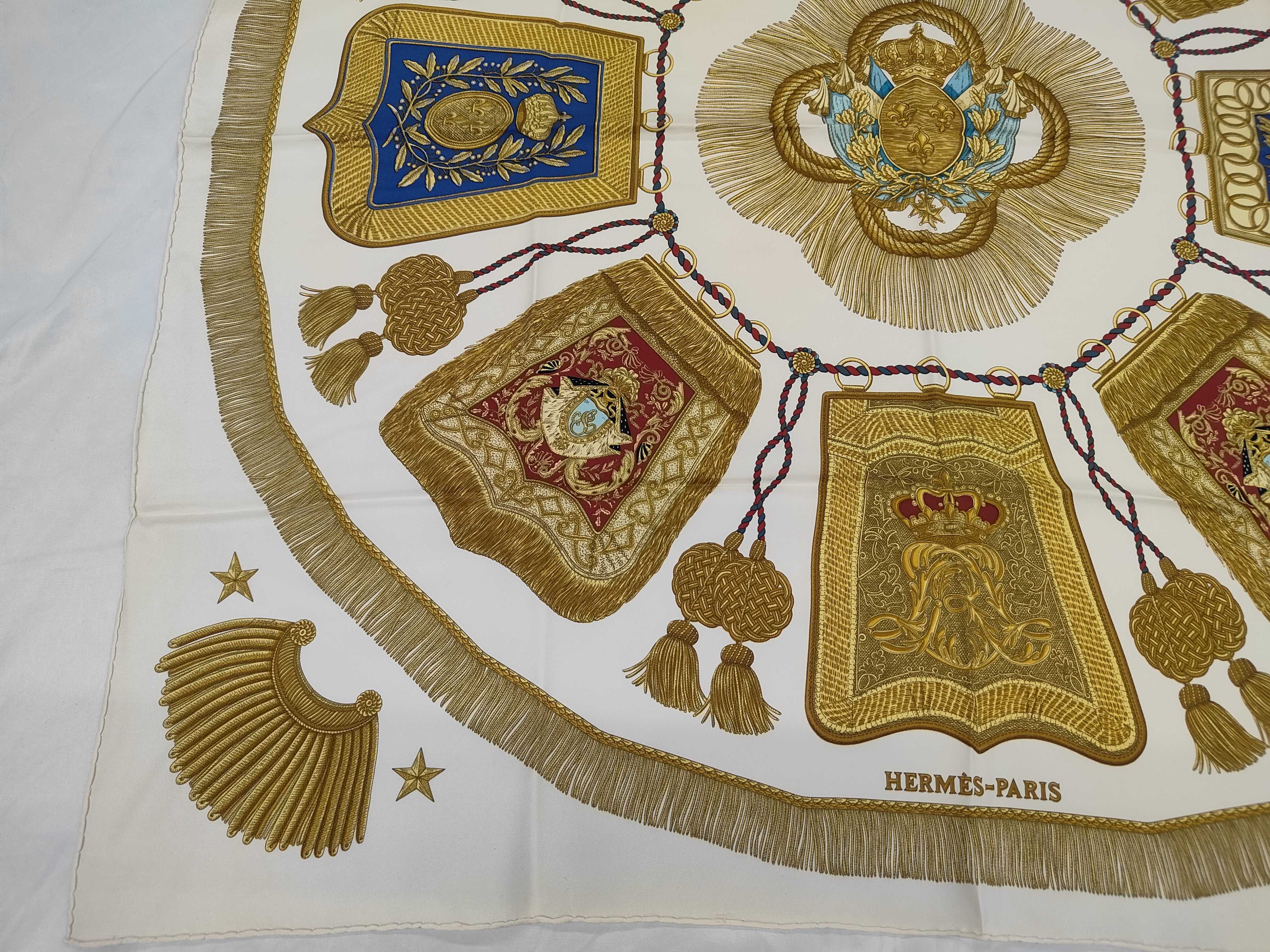 Hermes Poste et Cavalerie Silk Scarf
