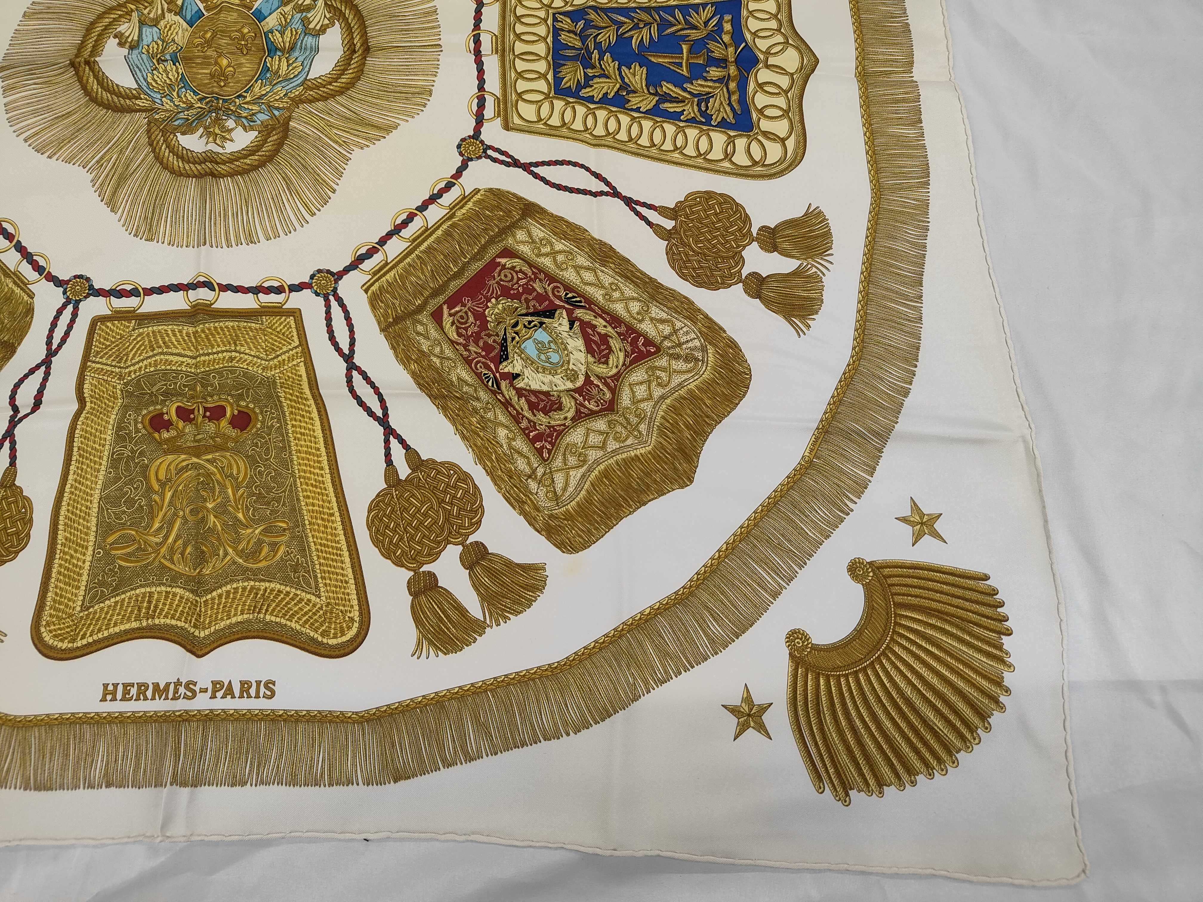 Hermes Poste et Cavalerie Silk Scarf