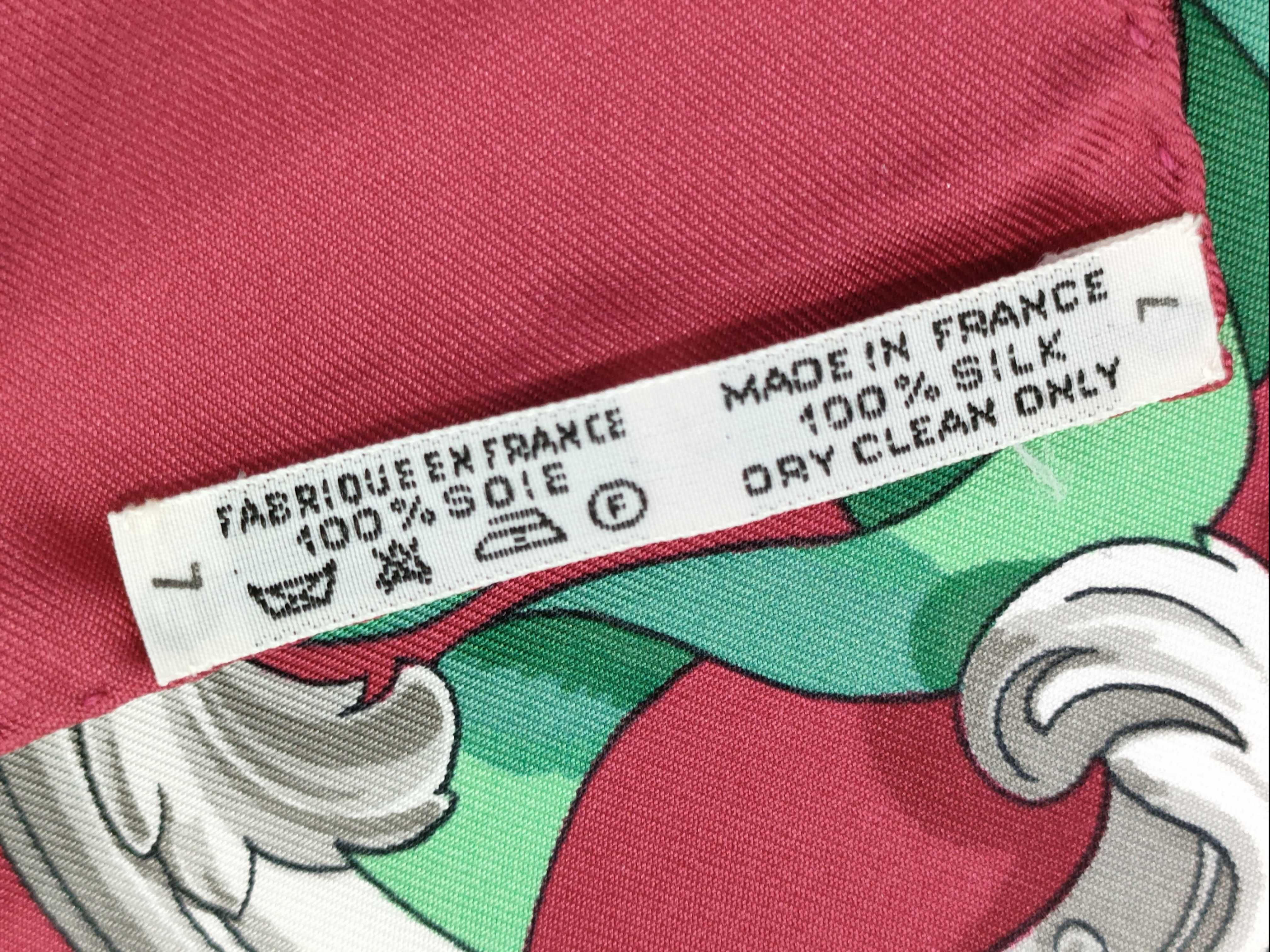 Hermes Ferronnerie 90 Silk Scarf with Original Box