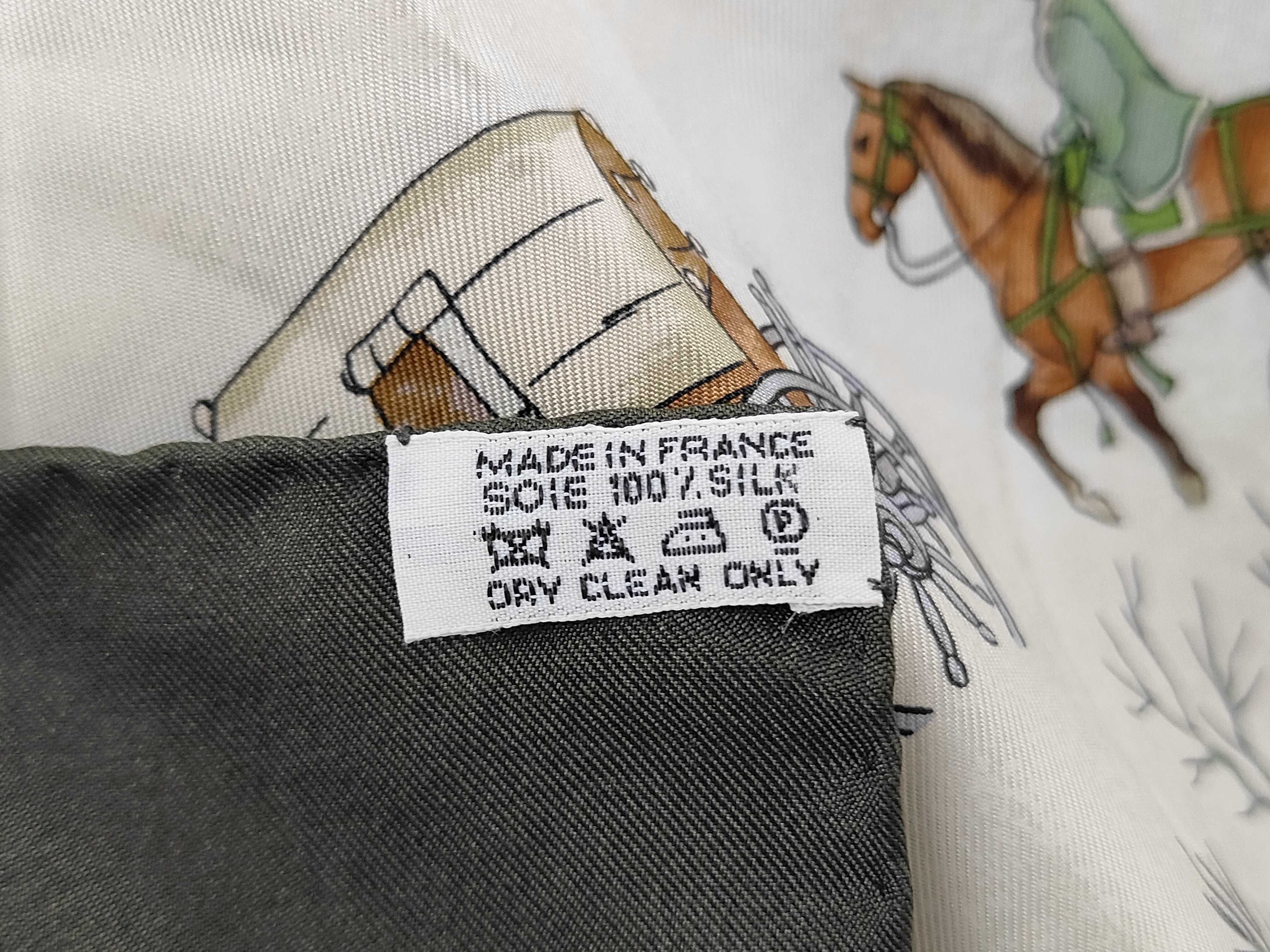 Hermes L'Hiver Silk Scarf by Philippe Ledoux