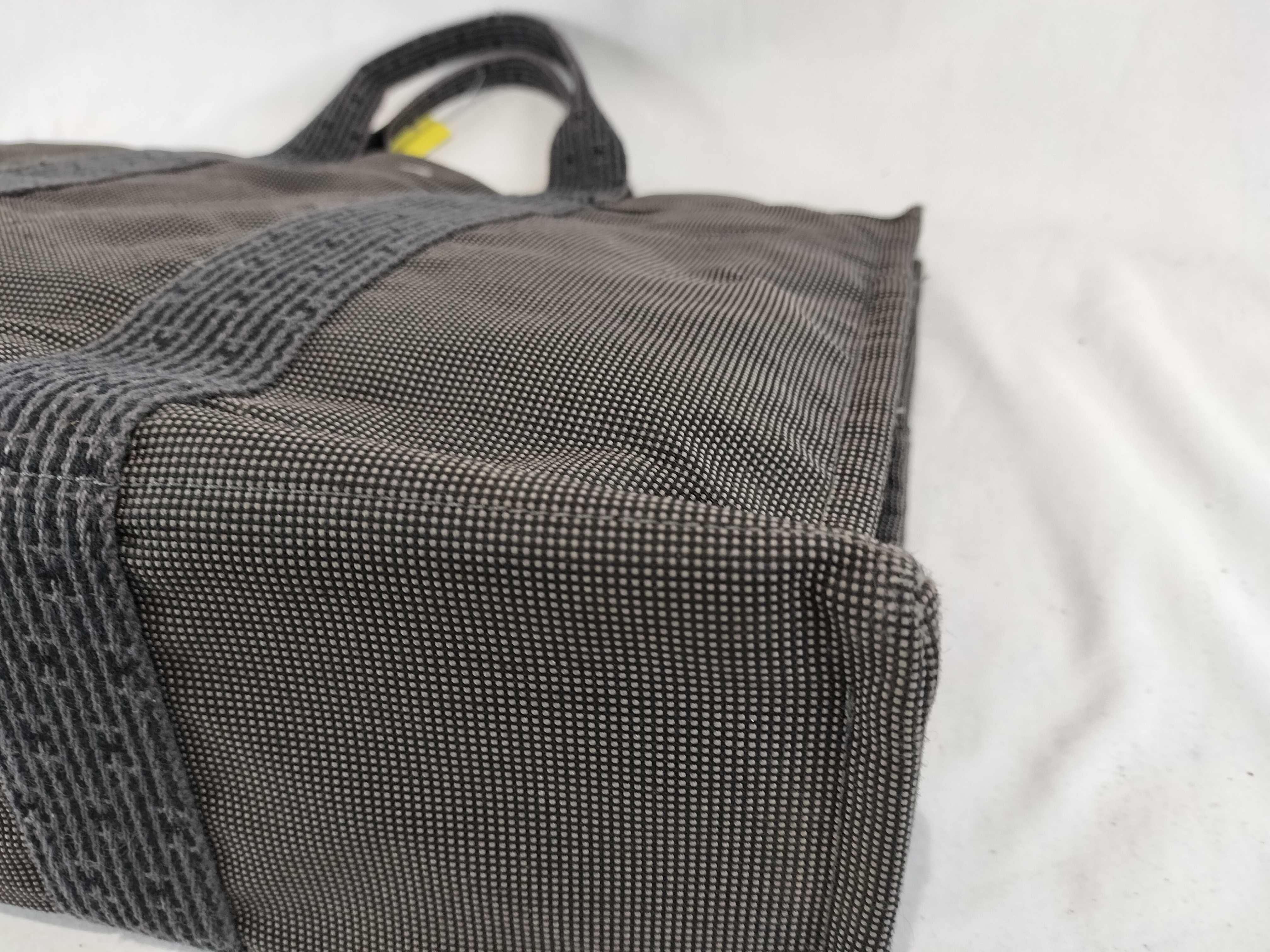 Hermes Herline Canvas Tote Bag