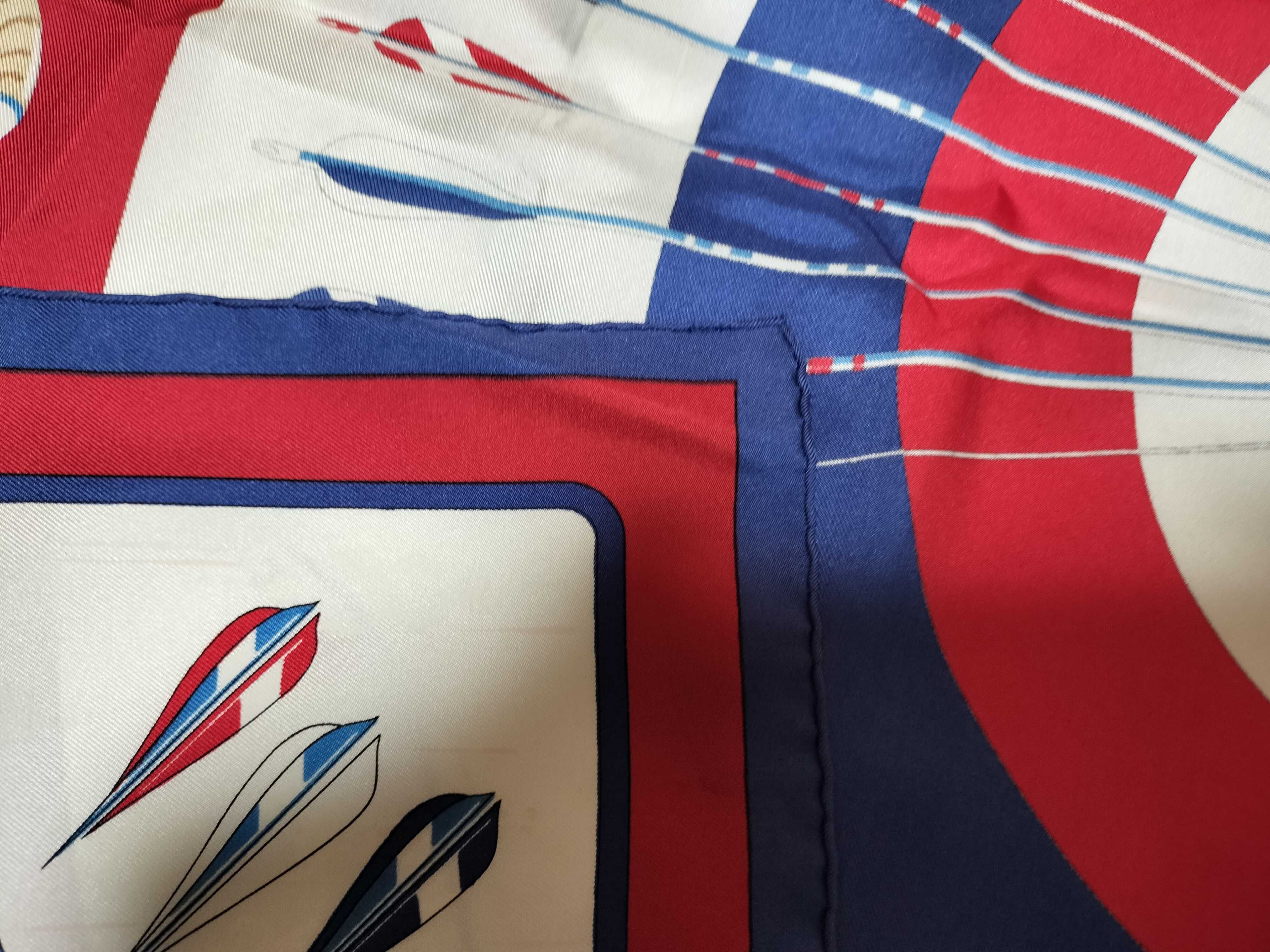 Hermes Arcs-en-Ciel Silk Twill Scarf by Jean Abadie