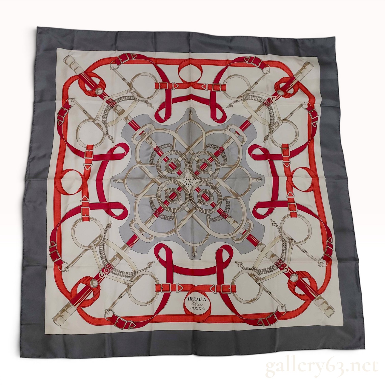Hermes Eperon d'Or Silk Carre 90 Scarf