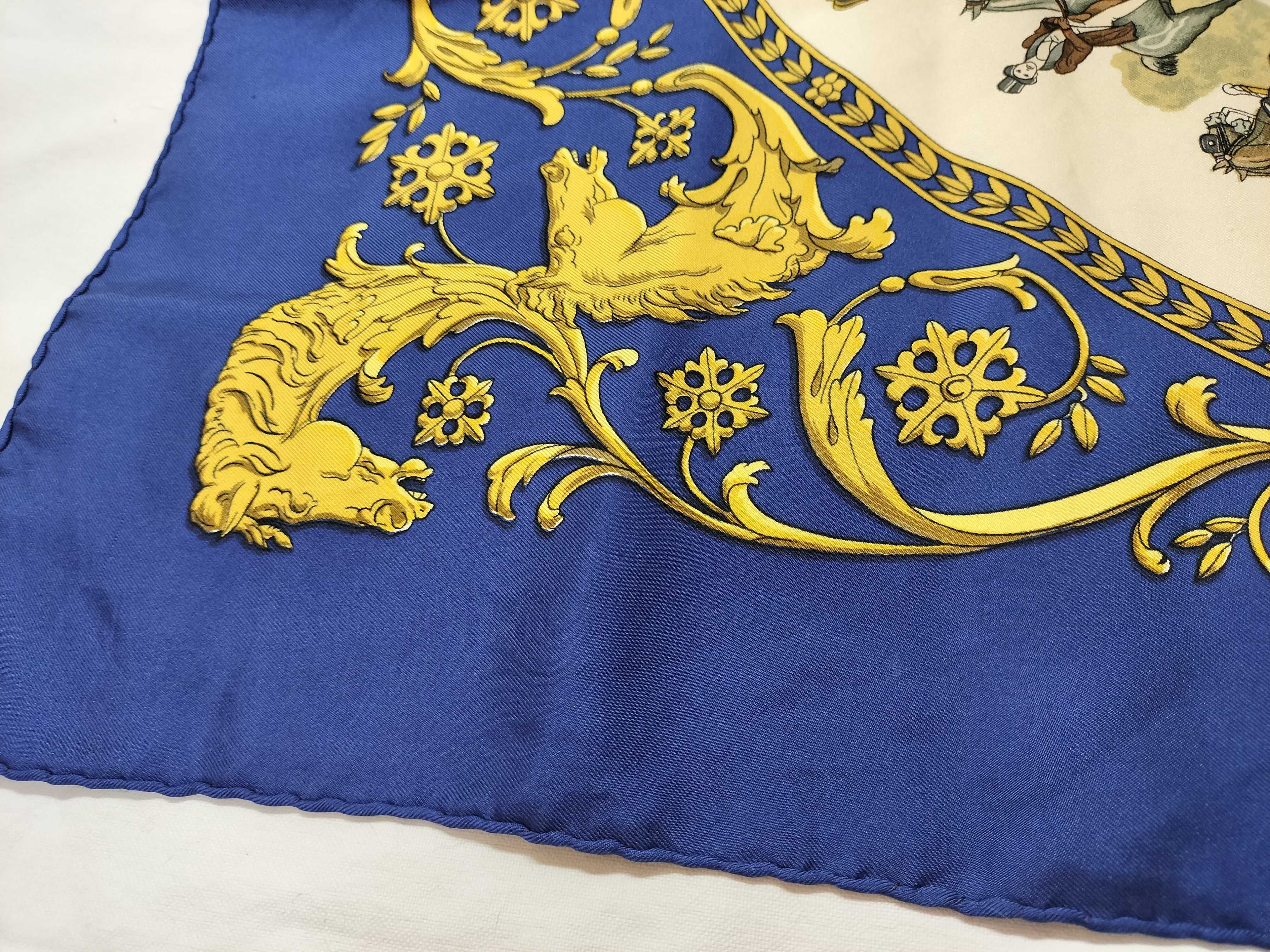 Hermes Silk Scarf La Promenade de Longchamps