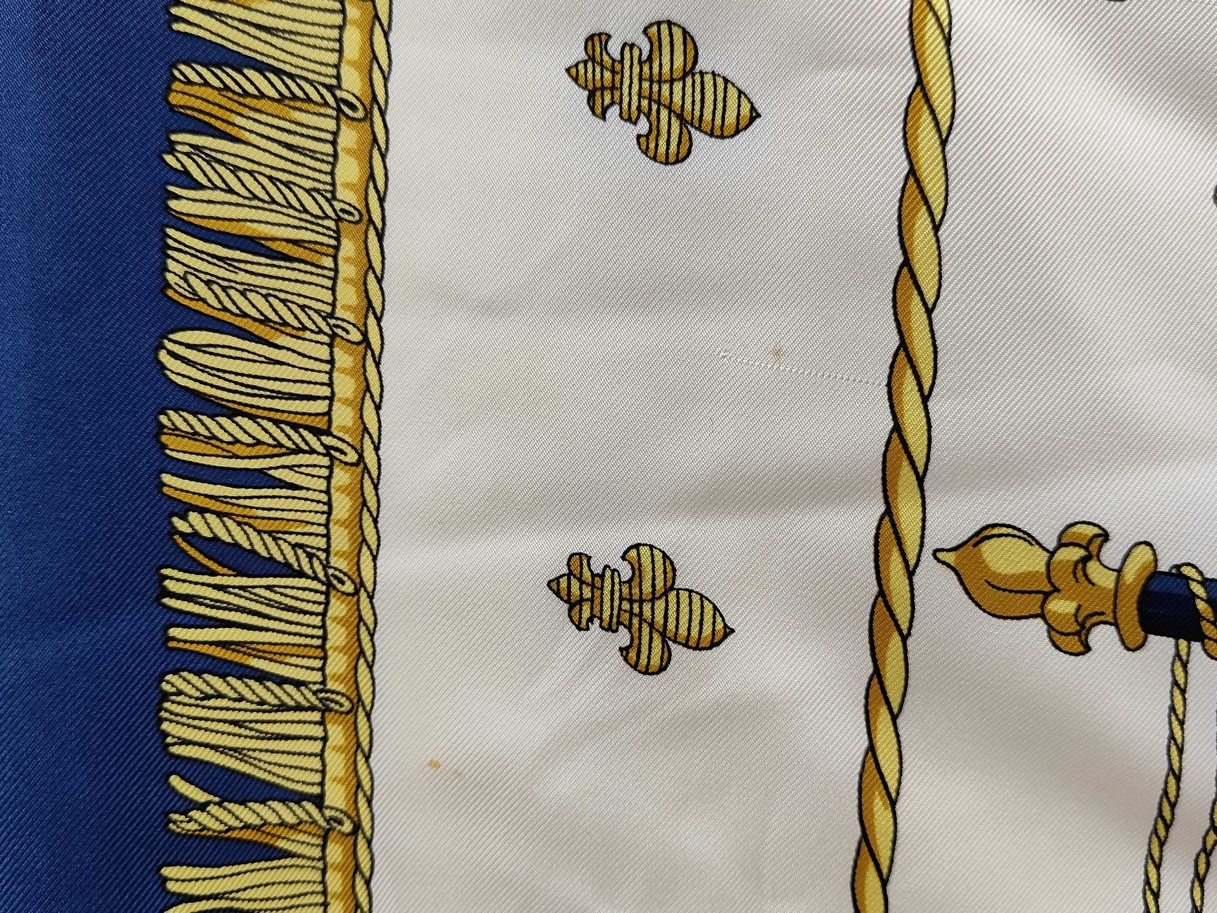 Hermes Vue du Carrosse de La Galere La Reale Silk Scarf