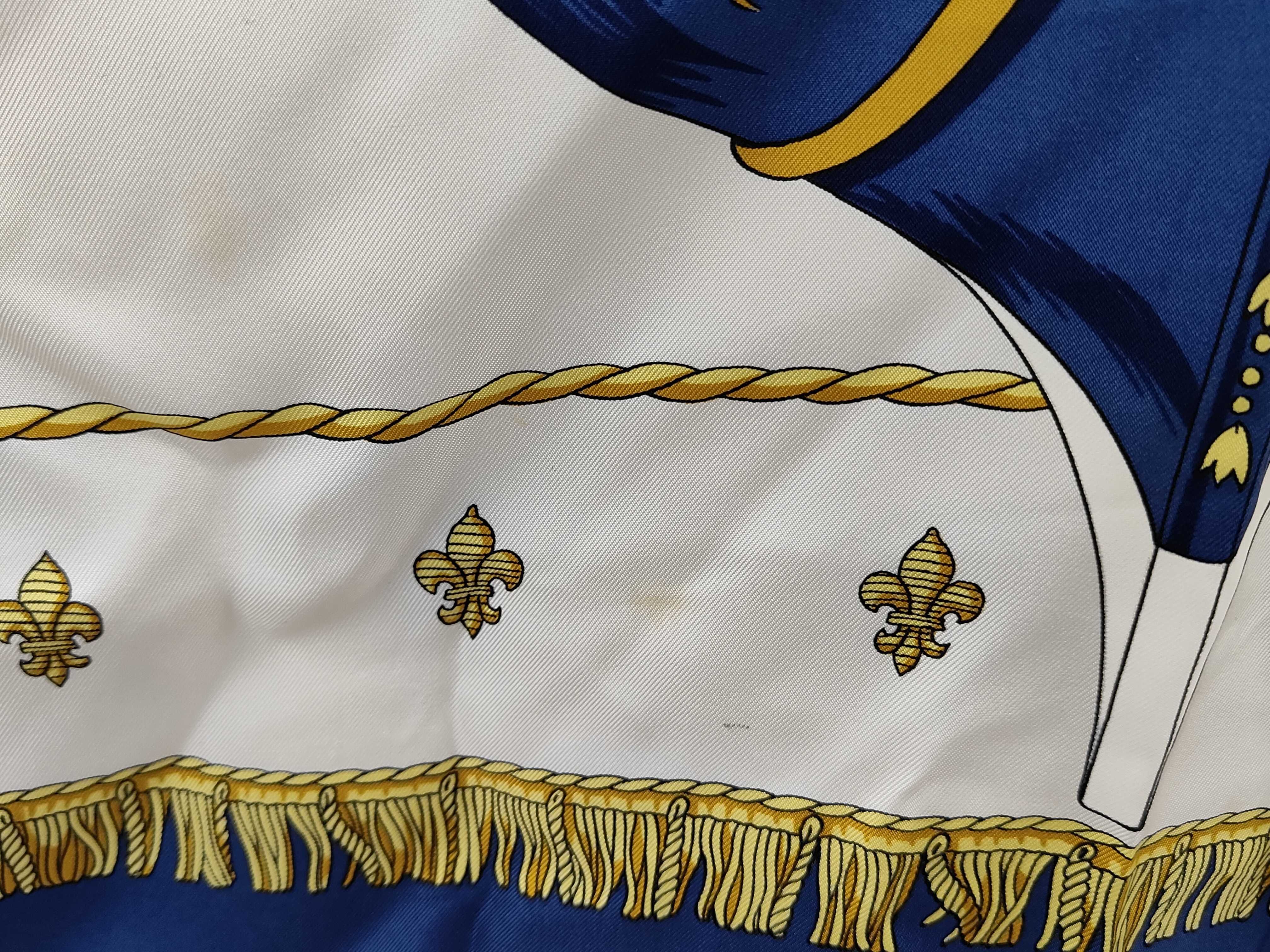 Hermes Vue du Carrosse de La Galere La Reale Silk Scarf