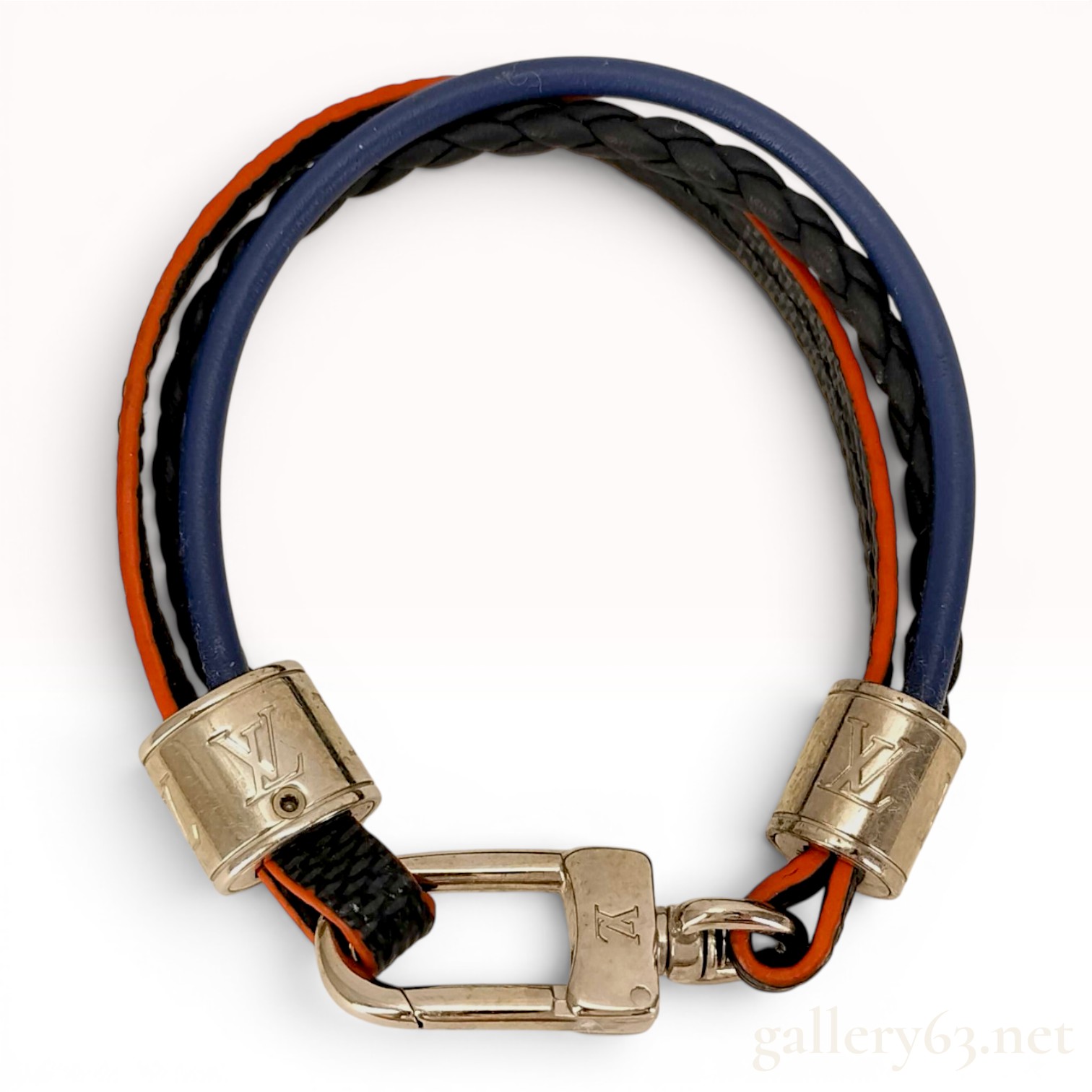 Louis Vuitton Damier Graphite Treble Bracelet with Box