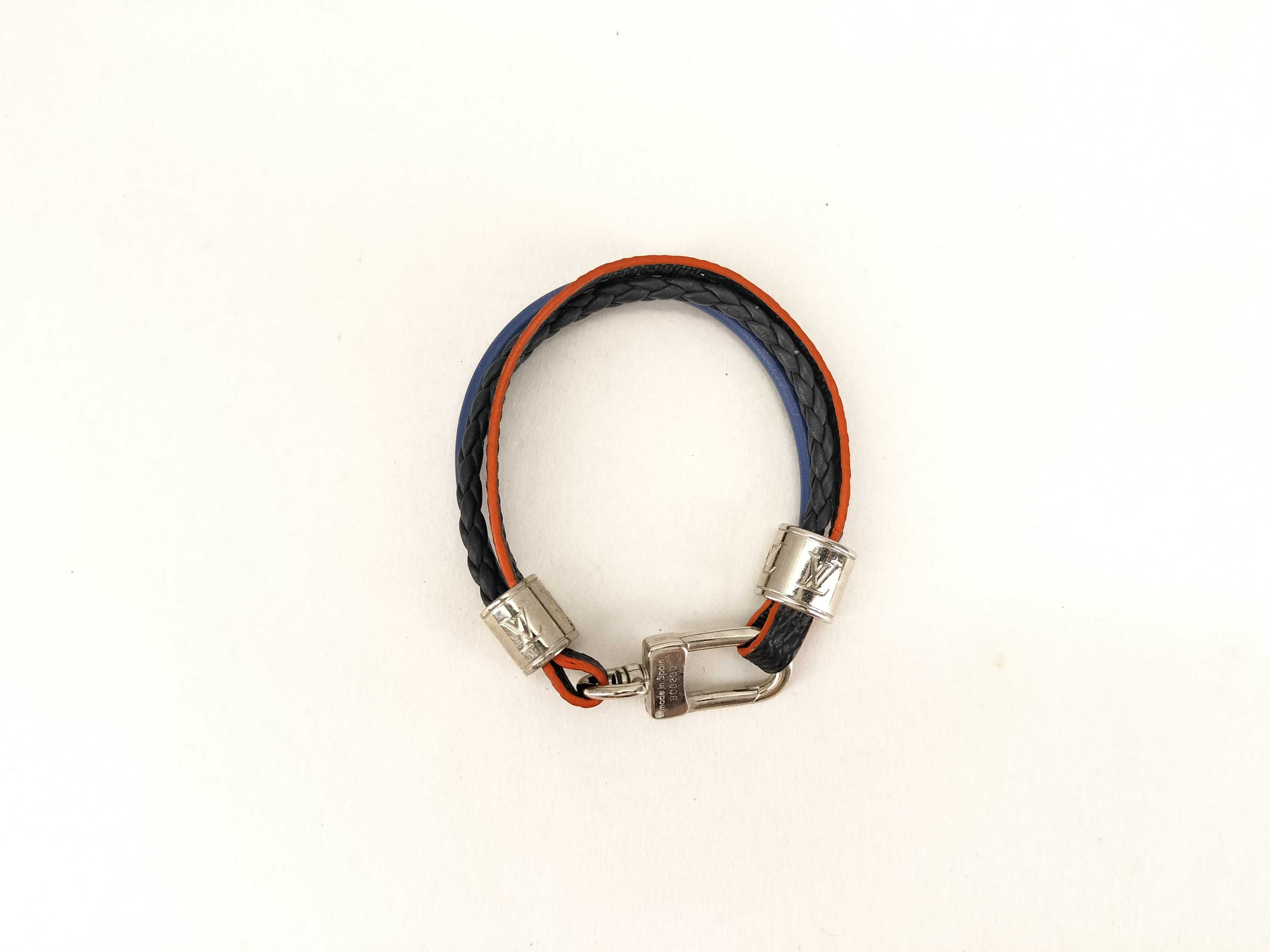 Louis Vuitton Damier Graphite Treble Bracelet with Box