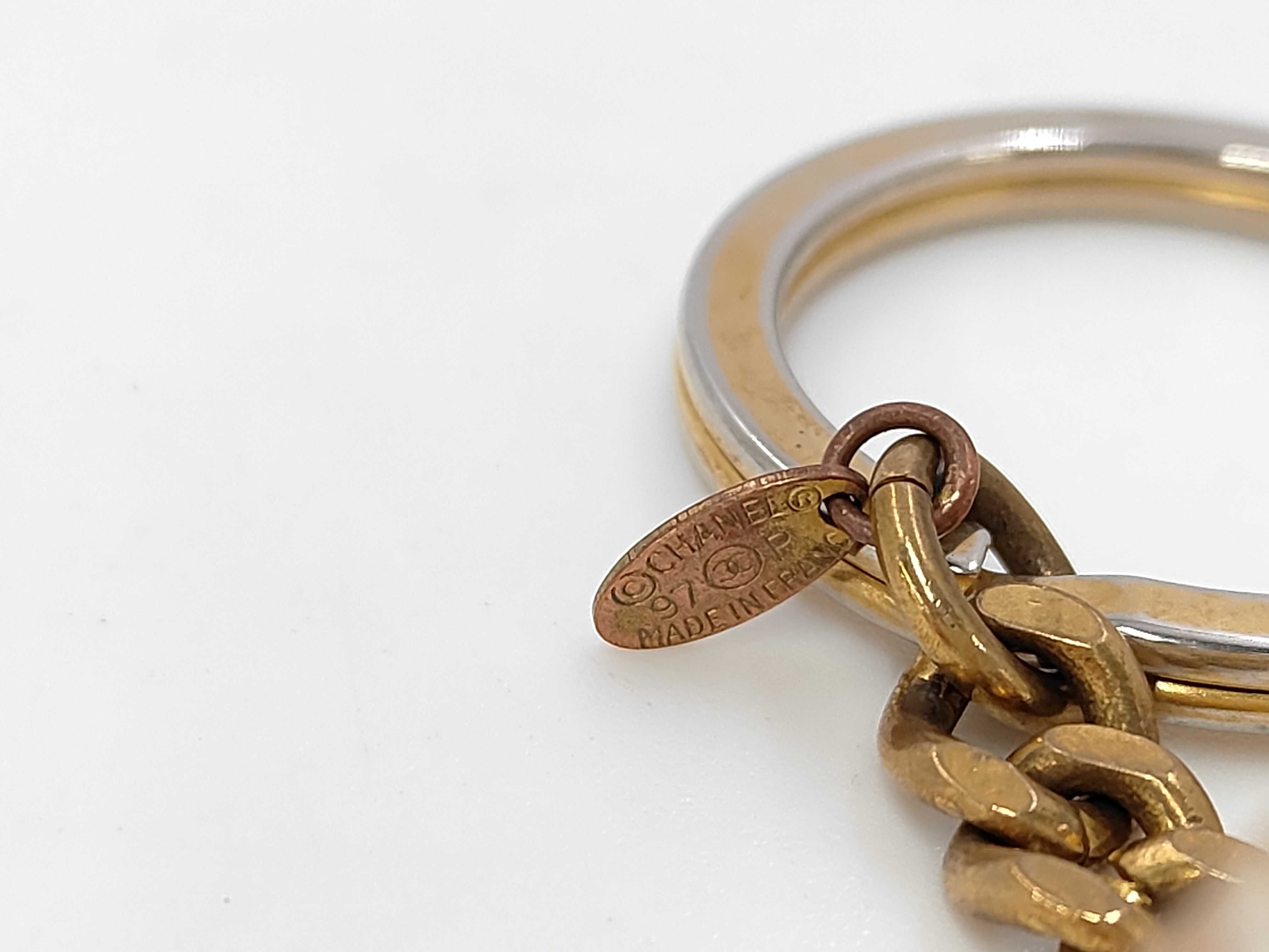 A Chanel Gold-Tone and Resin Lucky Clover Keychain, 1997