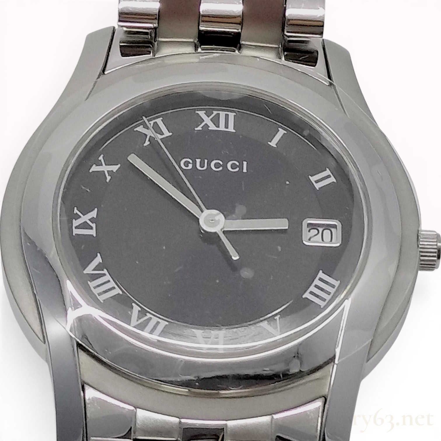 Gucci Model 5500 M Stainless Steel Wristwatch