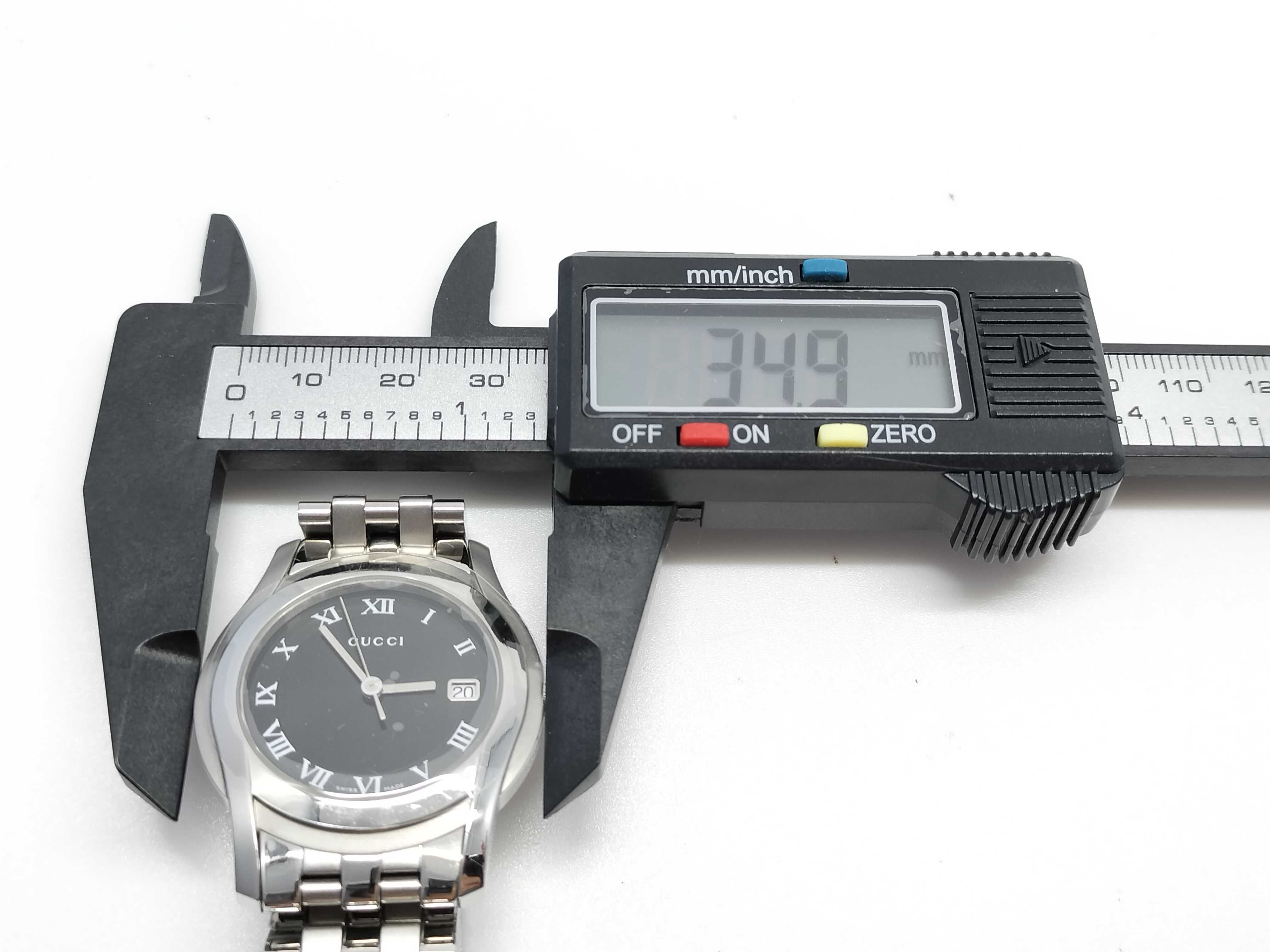 Gucci Model 5500 M Stainless Steel Wristwatch