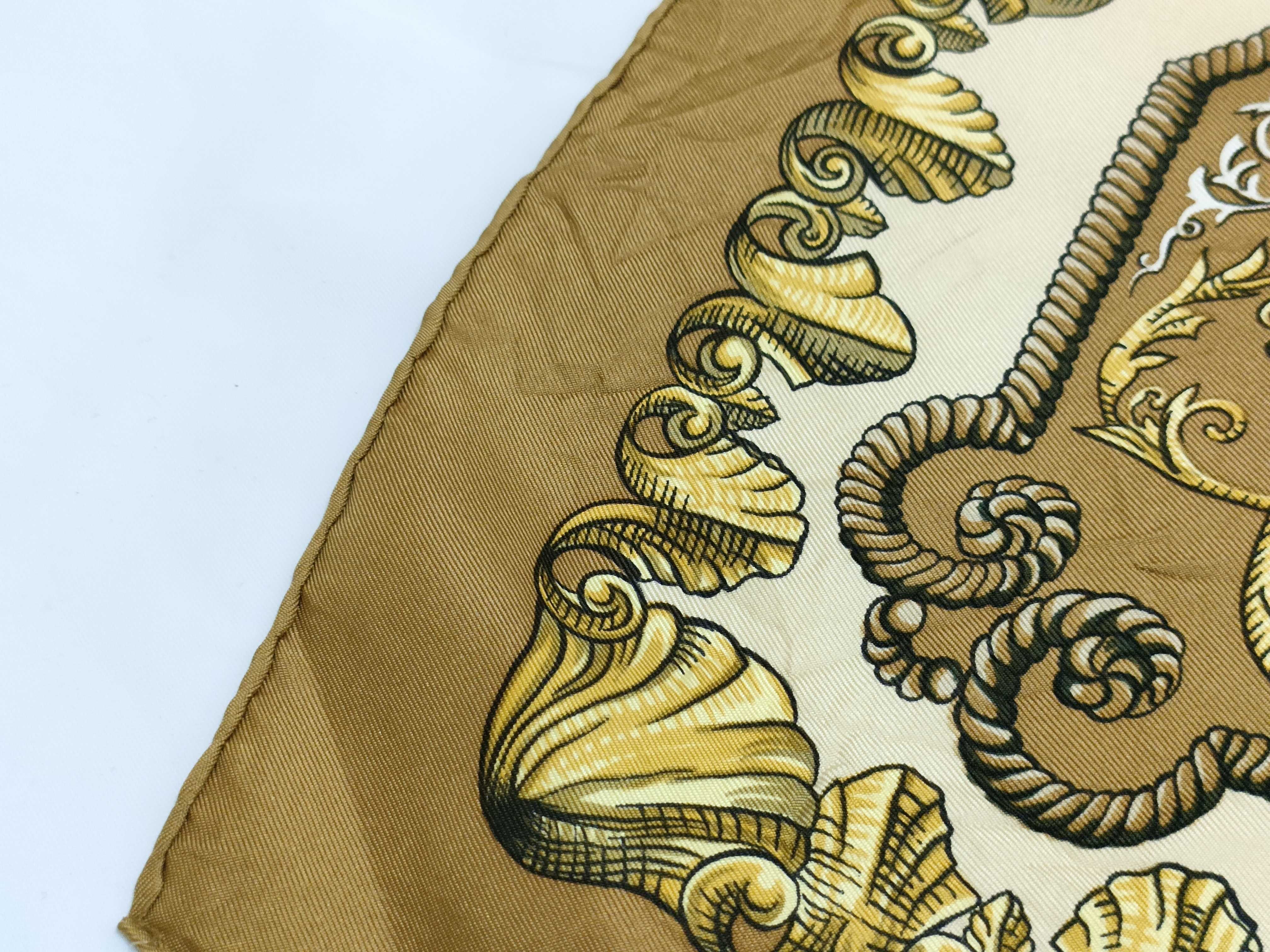 Hermes Ludovicus Magnus Silk Twill Scarf by Francoise de la Perriere