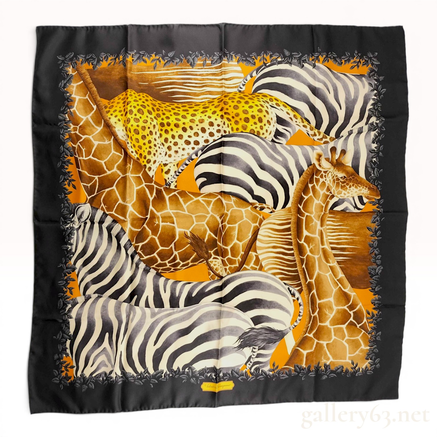 Salvatore Ferragamo Silk Safari Scarf