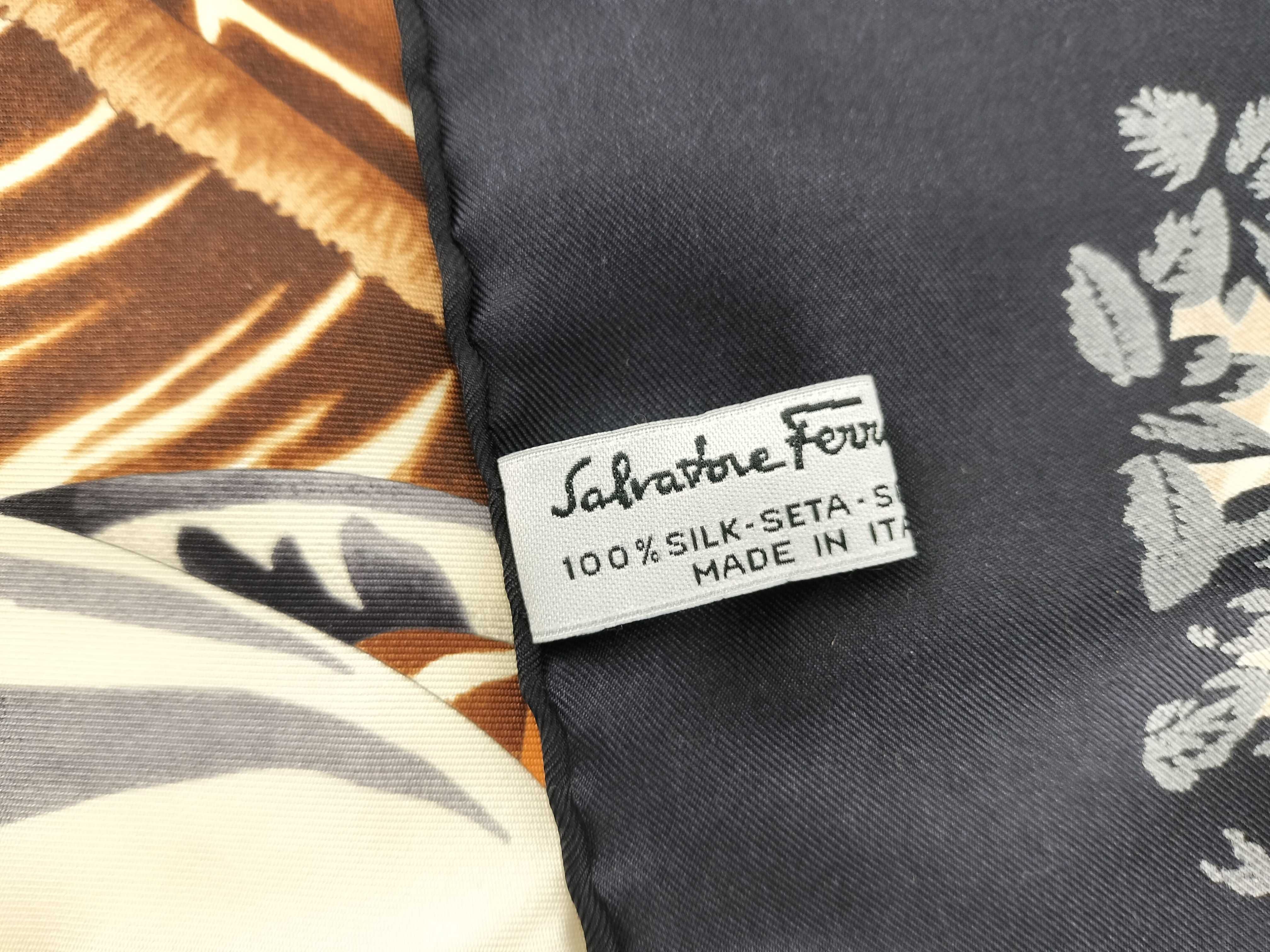 Salvatore Ferragamo Silk Safari Scarf