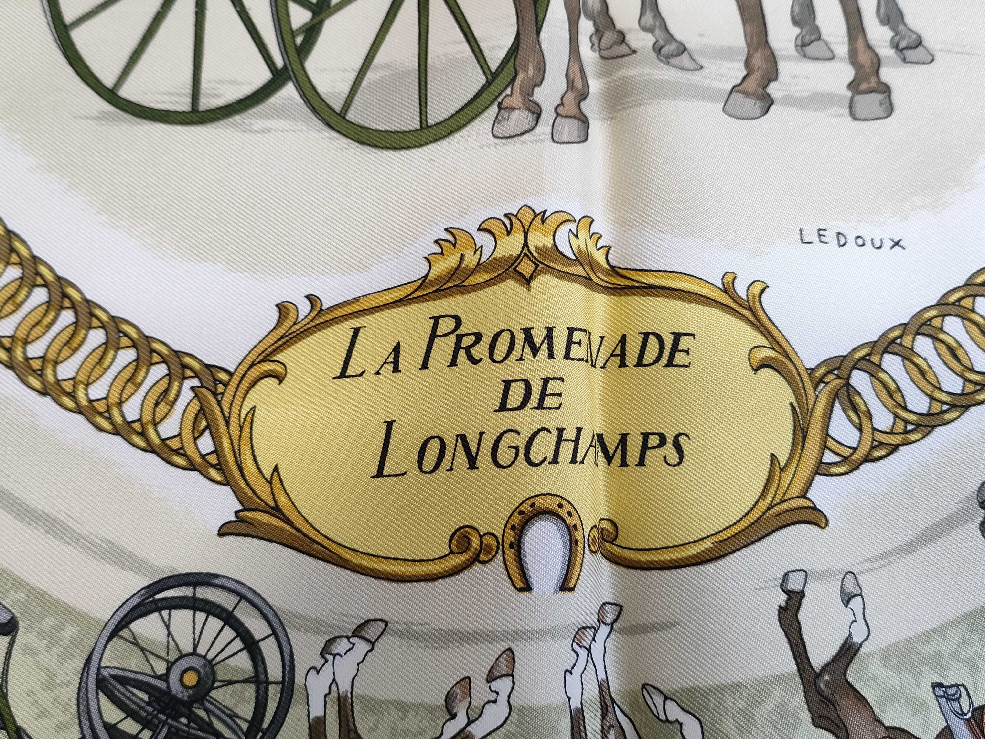 Hermes La Promenade de Longchamps Silk Scarf