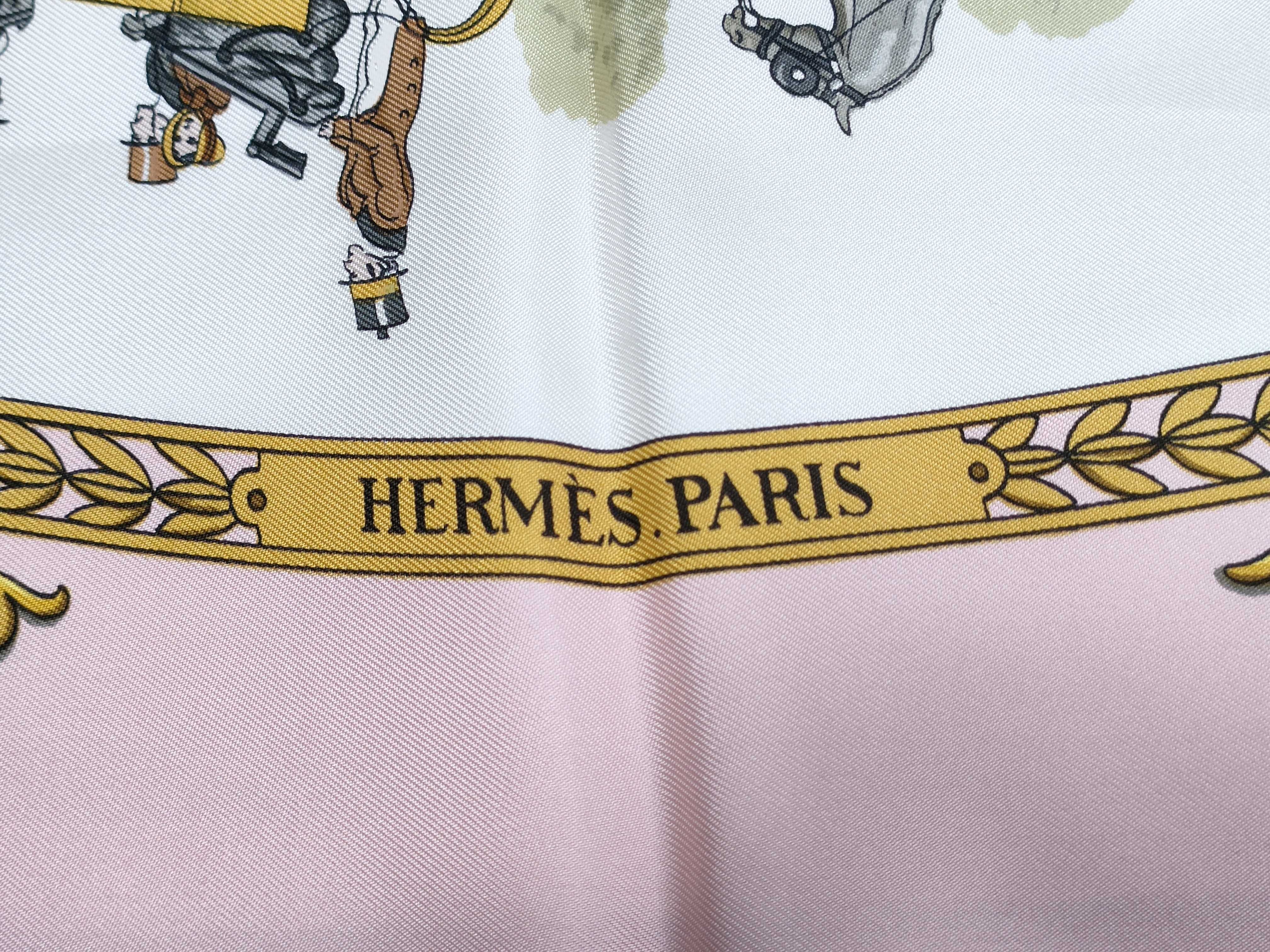 Hermes La Promenade de Longchamps Silk Scarf