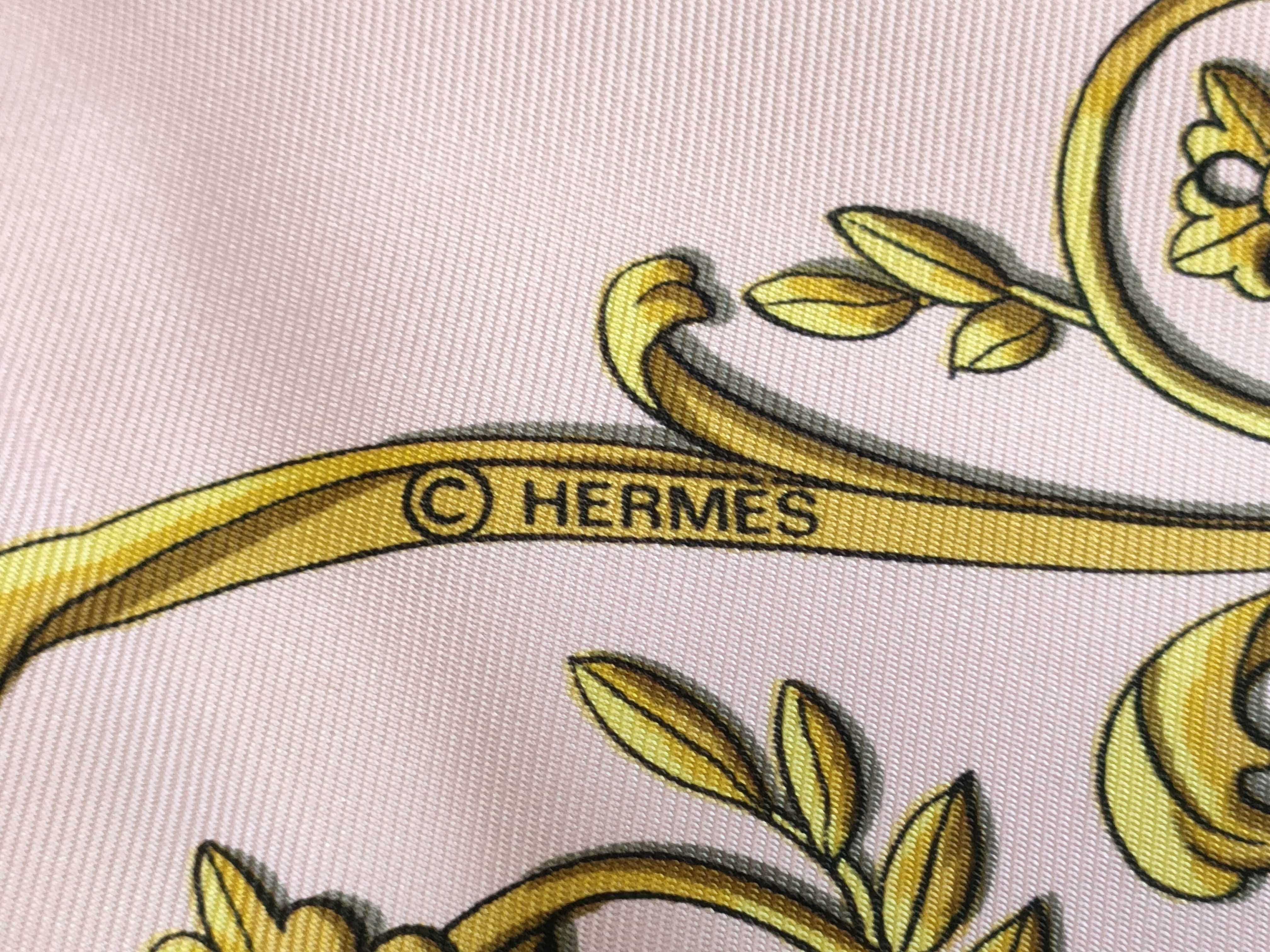Hermes La Promenade de Longchamps Silk Scarf