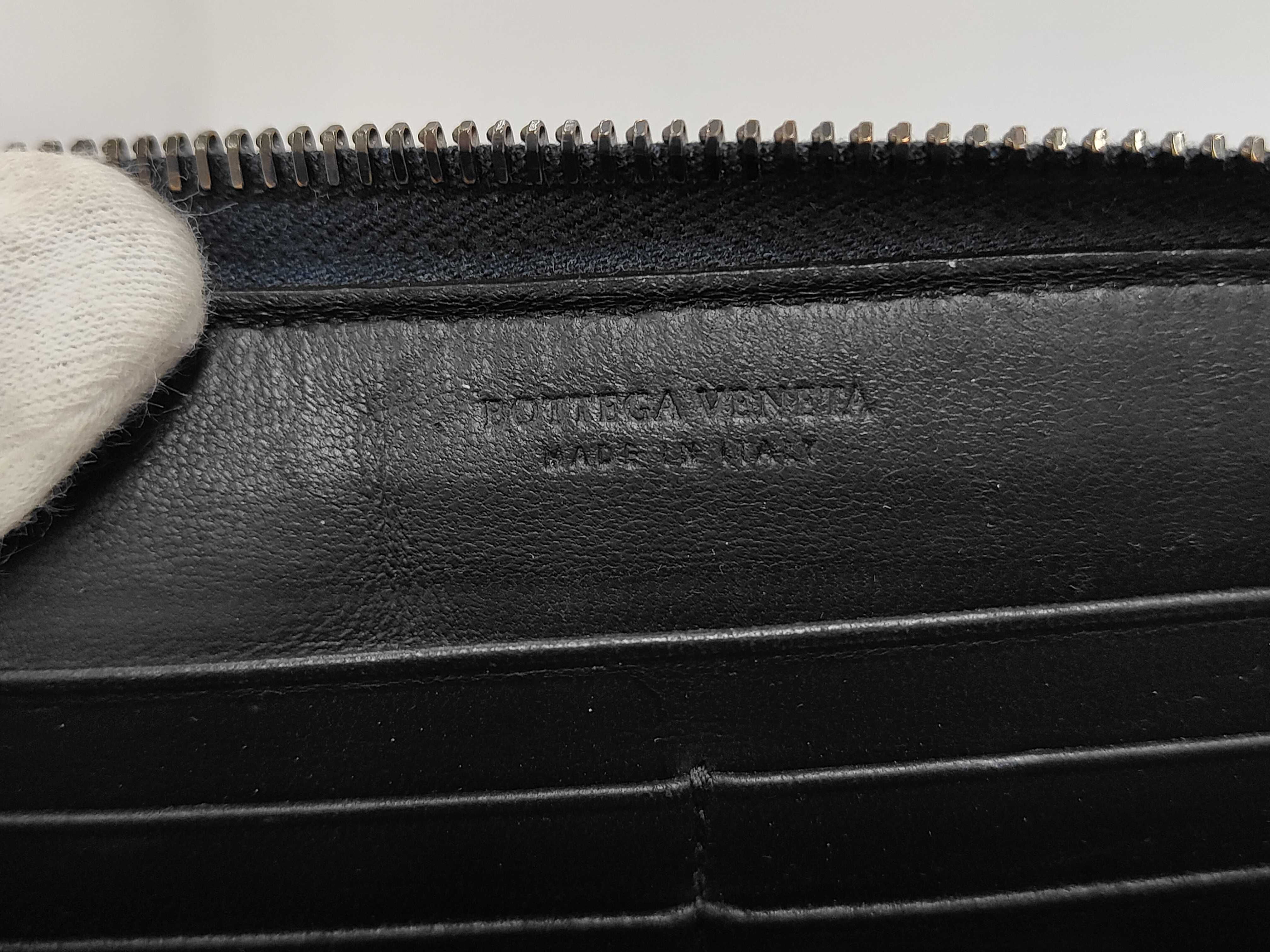 Bottega Veneta Intrecciato Snakeskin Zip-Around Long Wallet