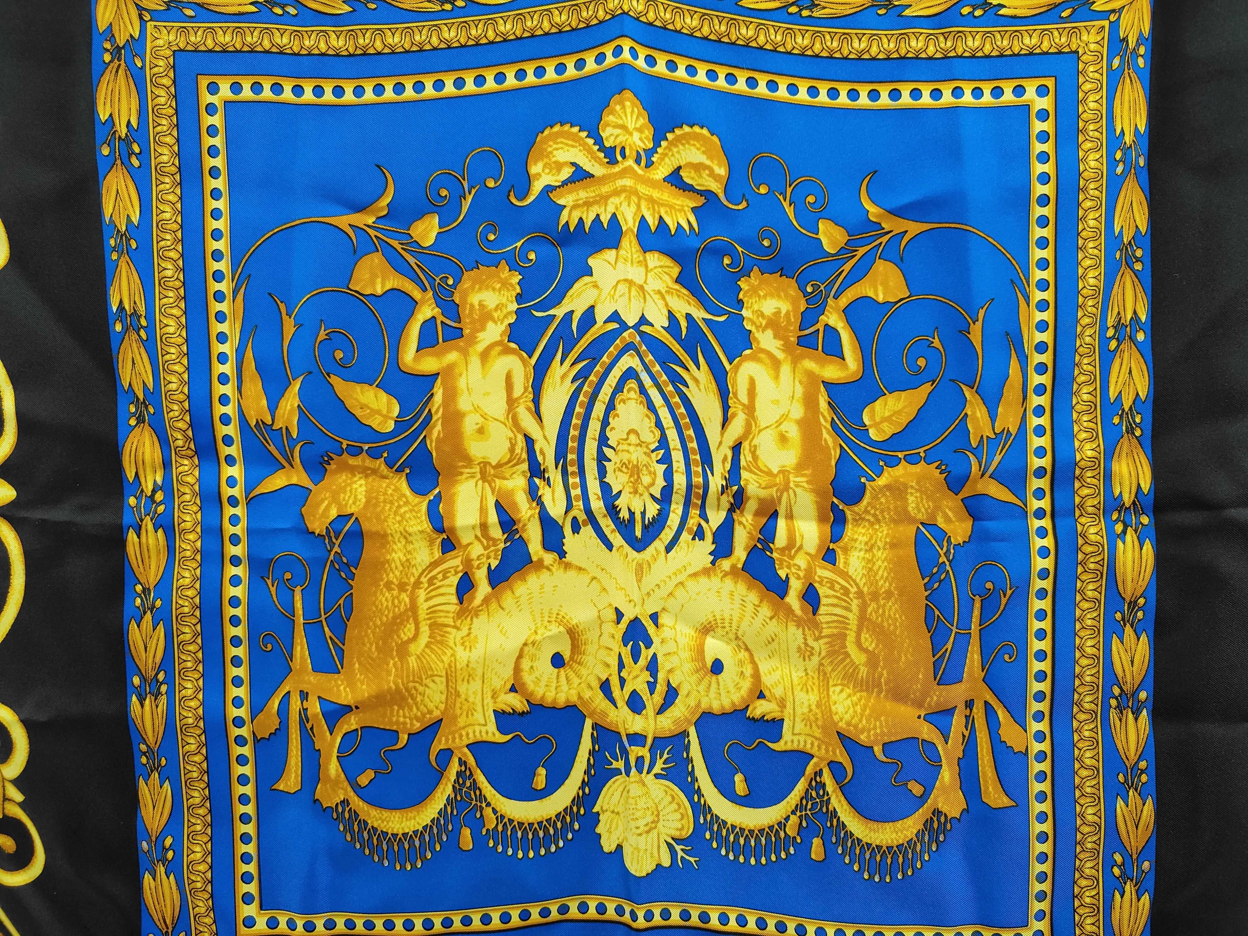 Atelier Versace Maritime Neoclassical Silk Scarf