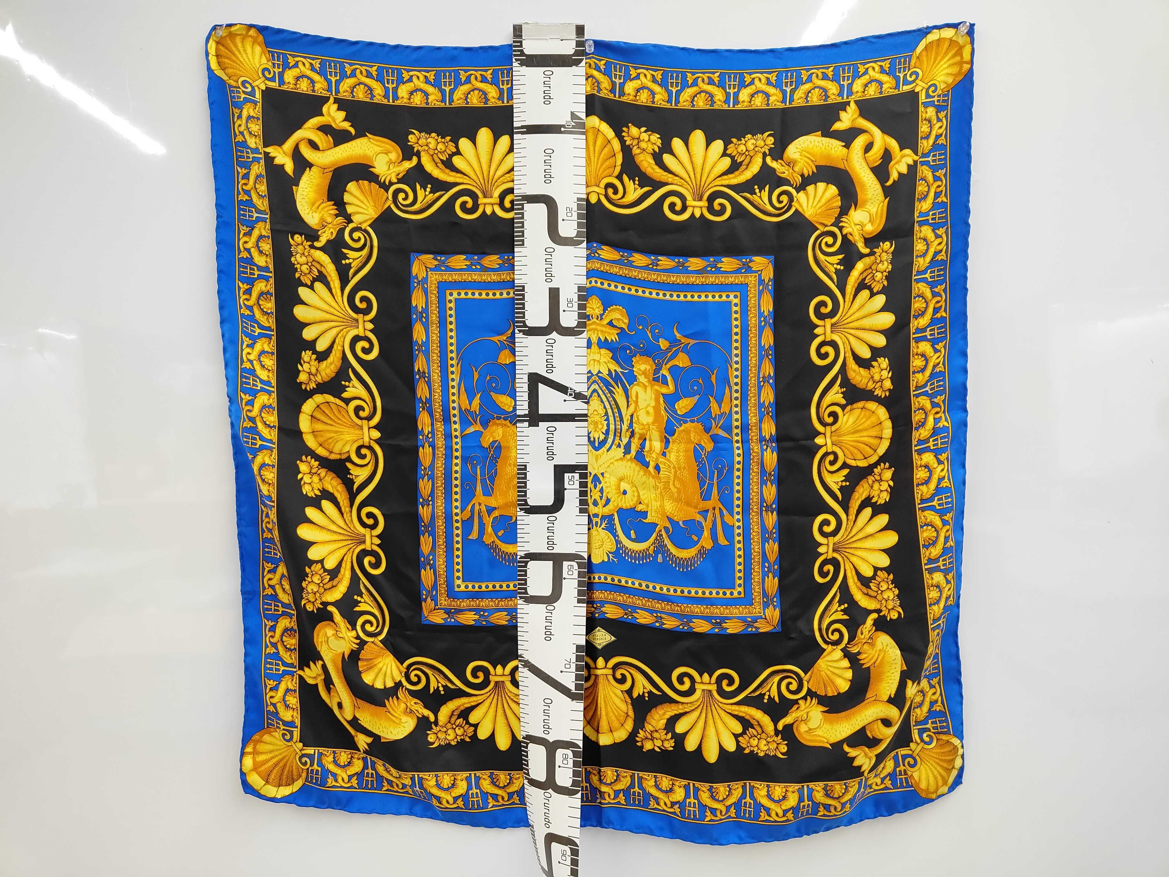 Atelier Versace Maritime Neoclassical Silk Scarf