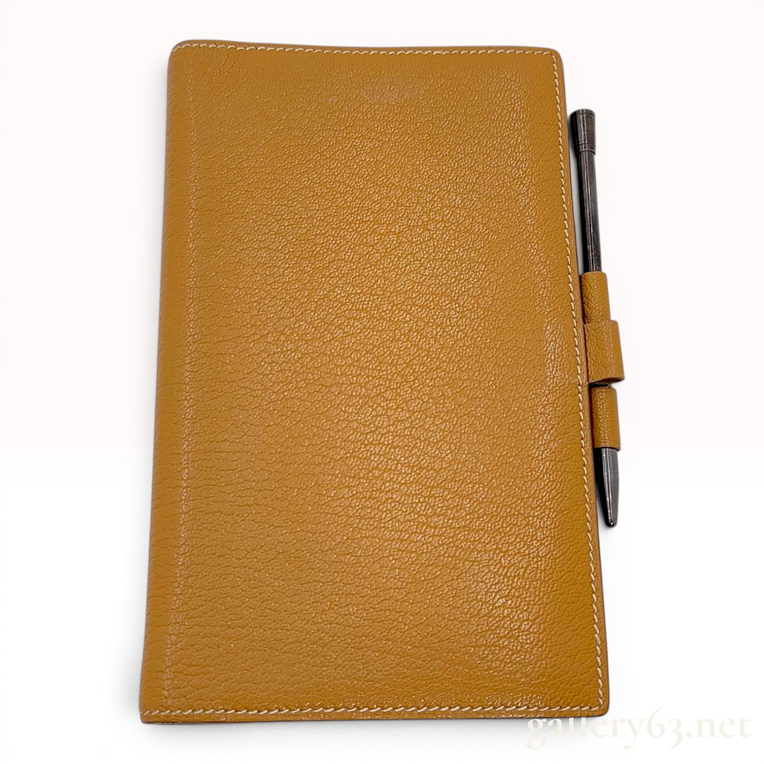 Hermes Vision Grained Leather Agenda Cover and Pen
