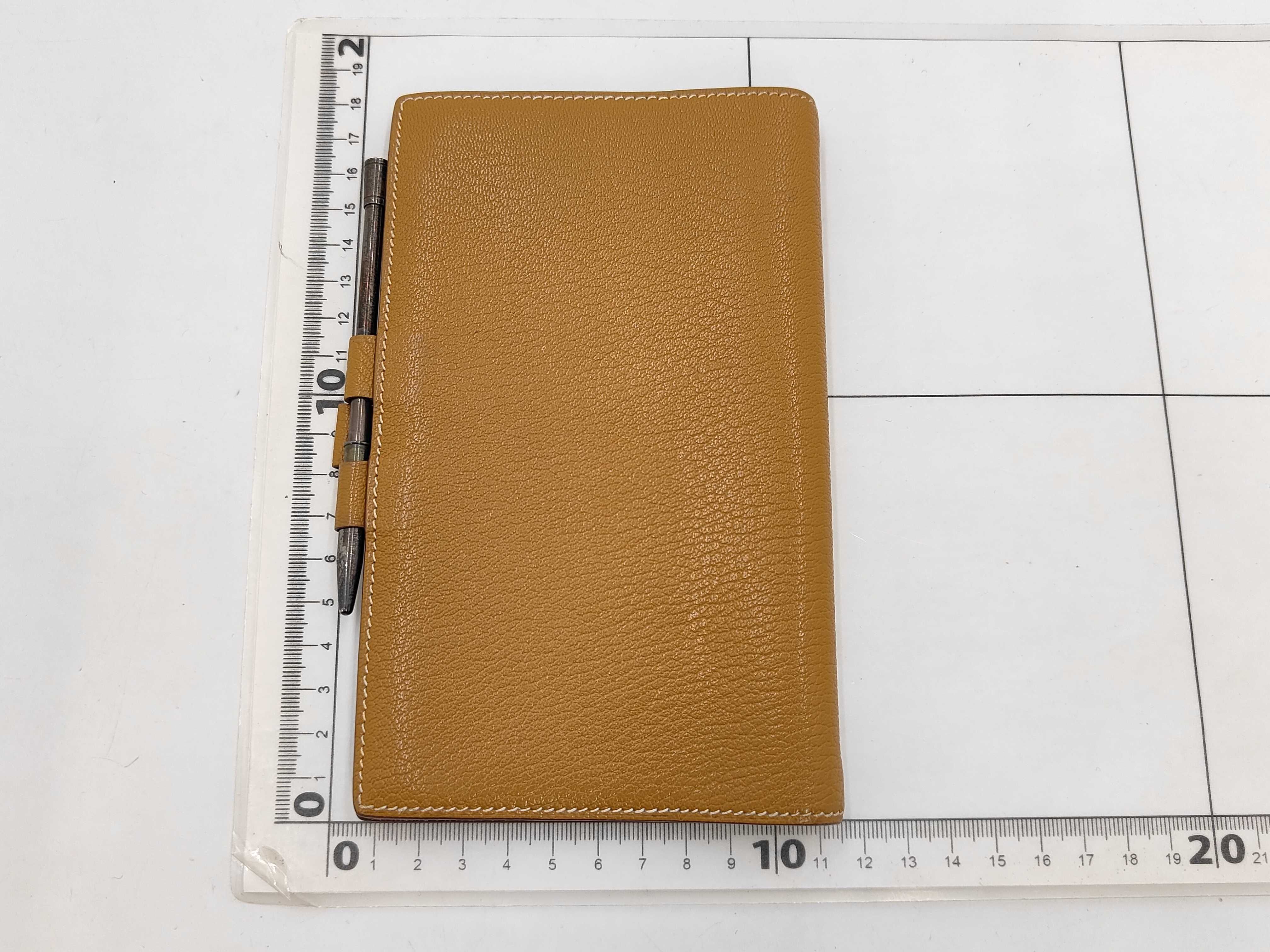 Hermes Vision Grained Leather Agenda Cover and Pen