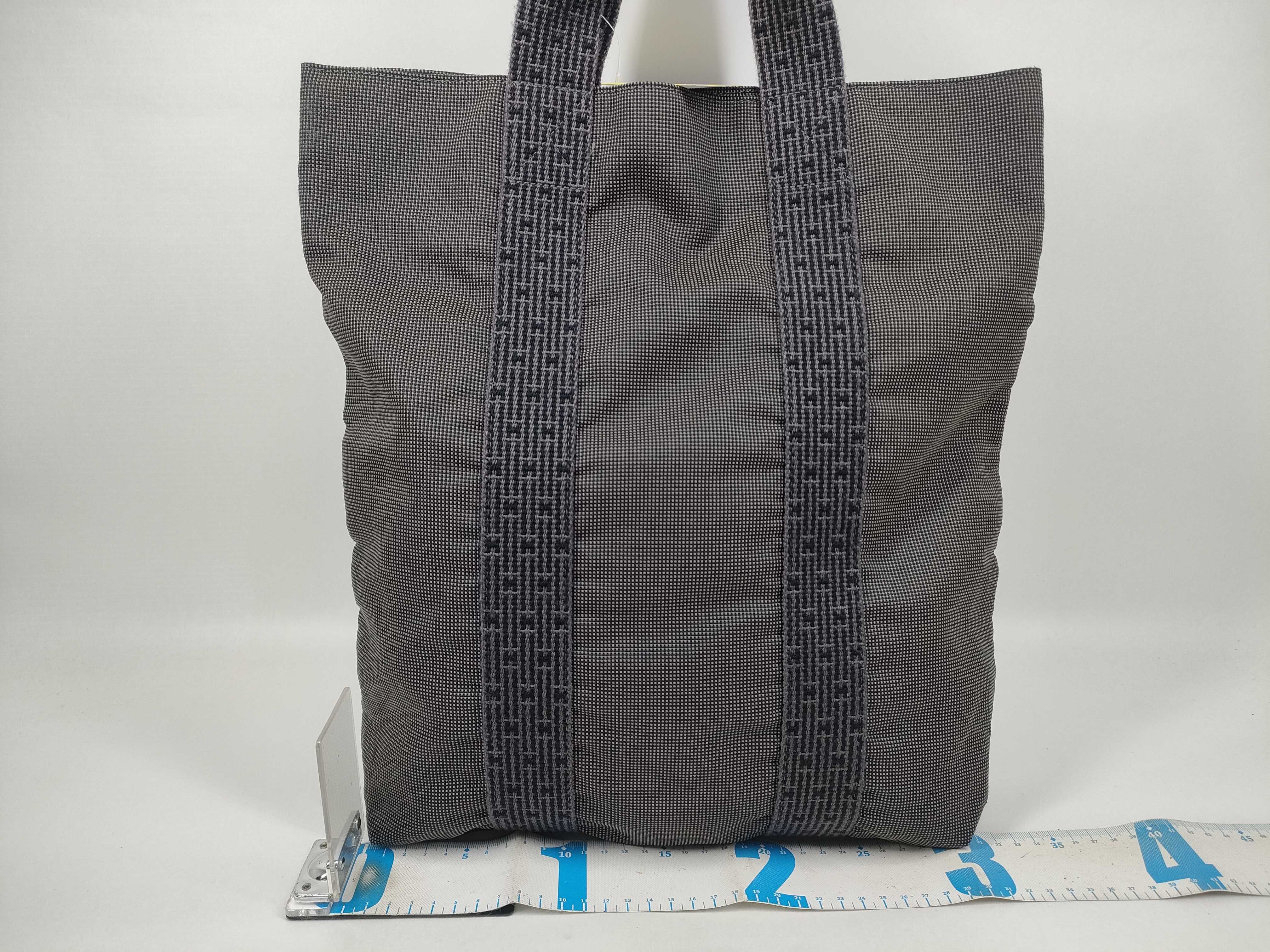 Hermes Canvas Herline Cabas Tote Bag