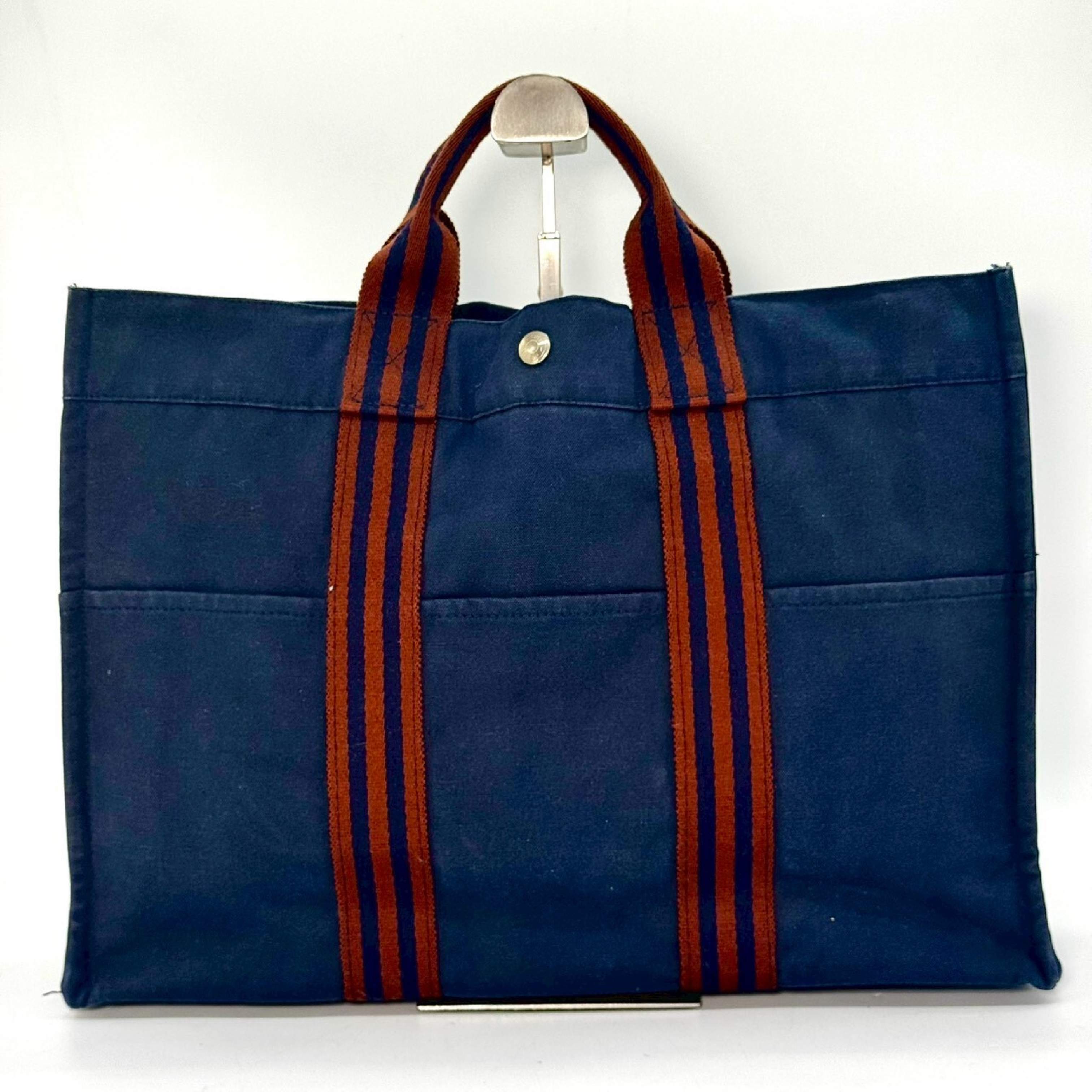 Hermes Fourre-Tout Canvas Tote Bag