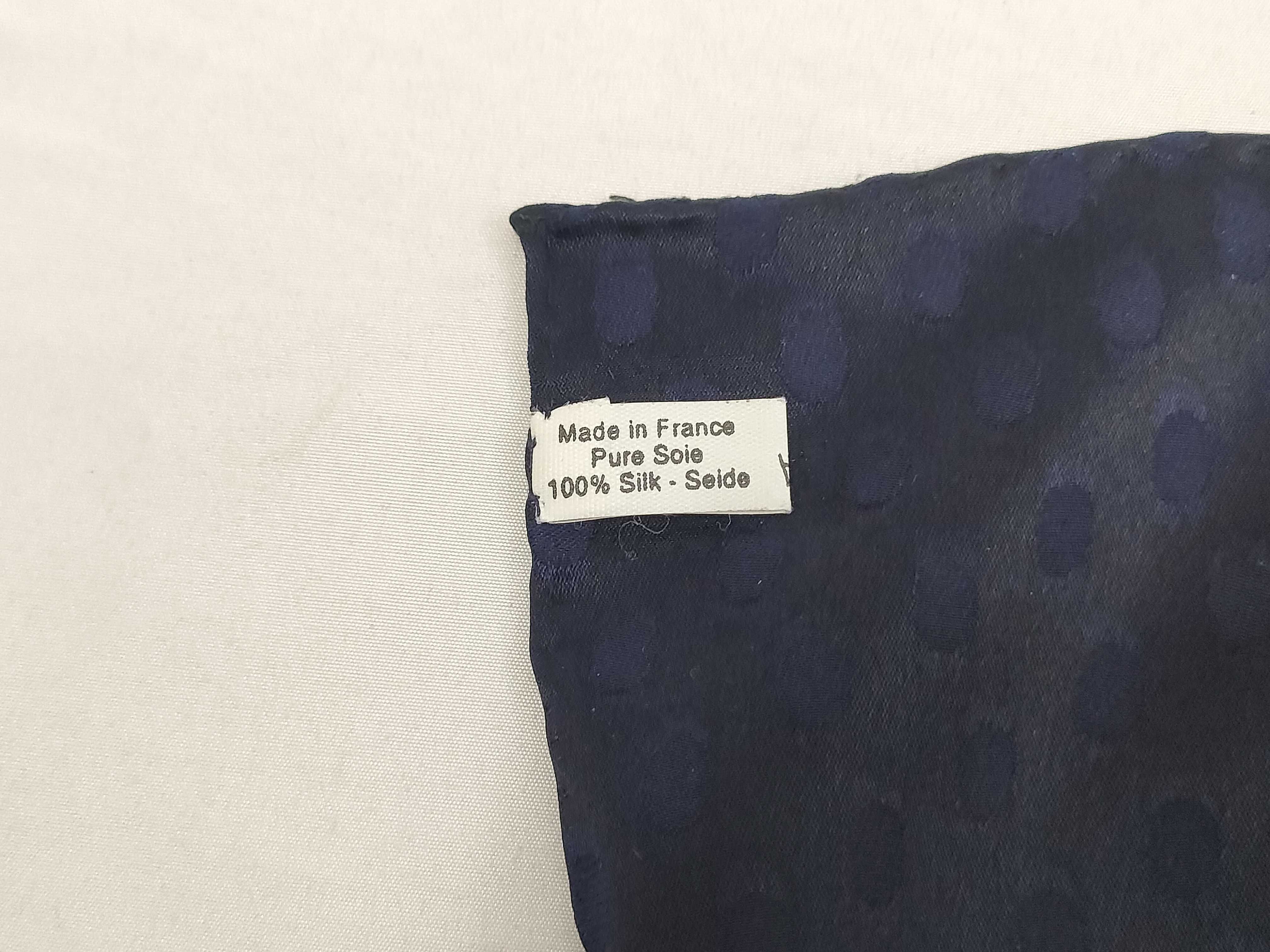 Christian Dior Vintage Floral and Rococo Scroll Silk Scarf