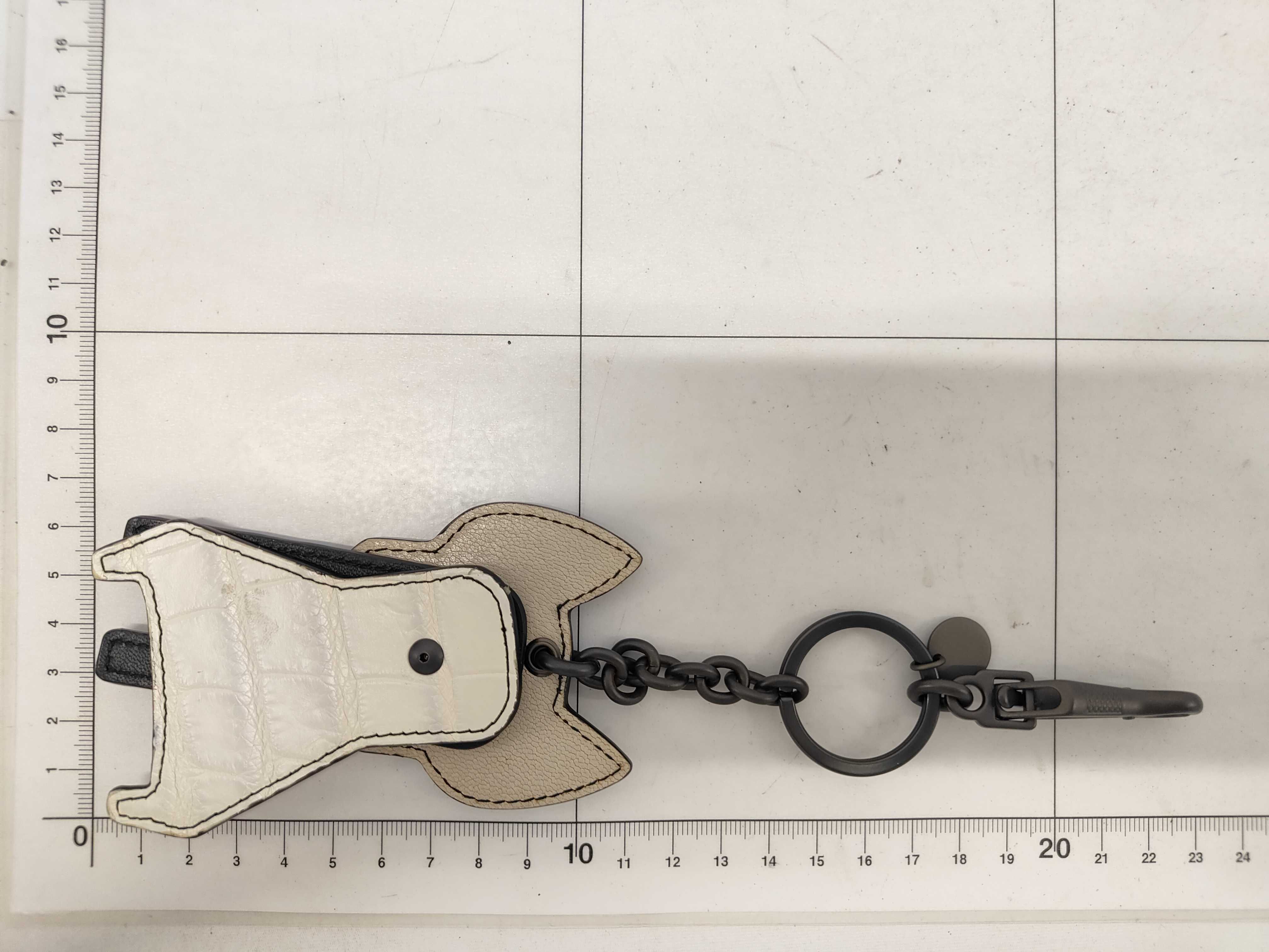 Bottega Veneta Multi-Leather French Bulldog Bag Charm and Keychain
