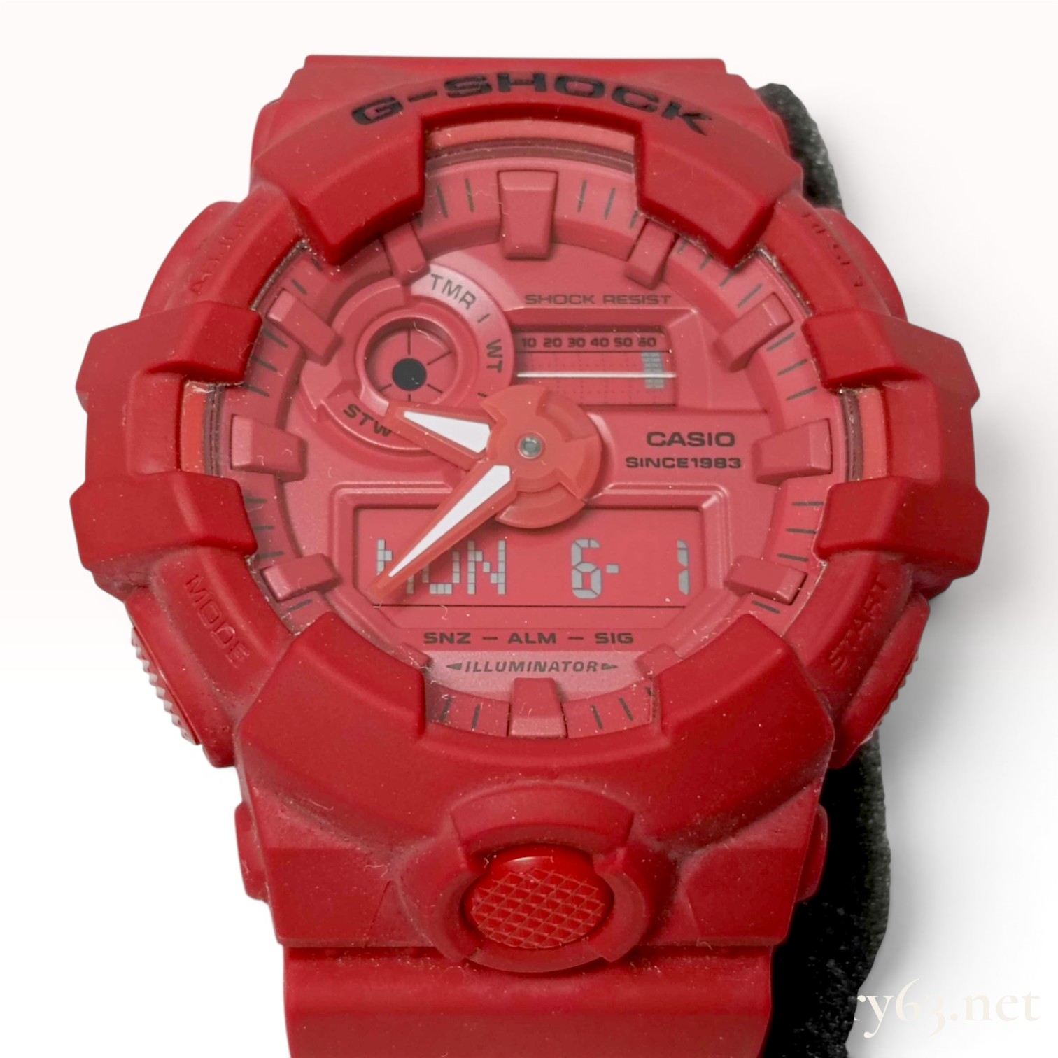 Casio G-Shock 35th Anniversary Red Out Edition Wristwatch, Ref. GA-735C