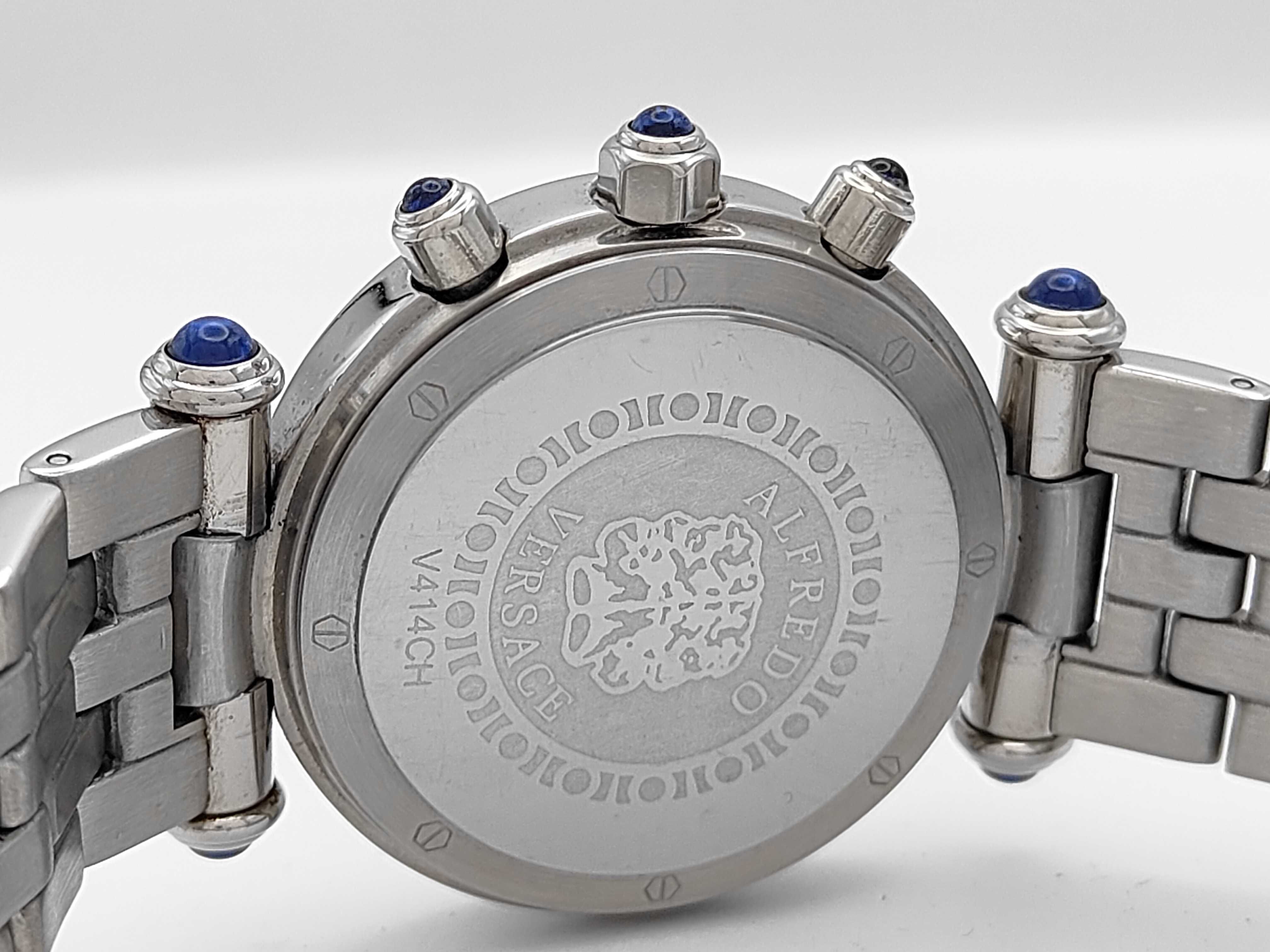 Alfredo Versace Stainless Steel Chronograph Wristwatch Ref. V414CH