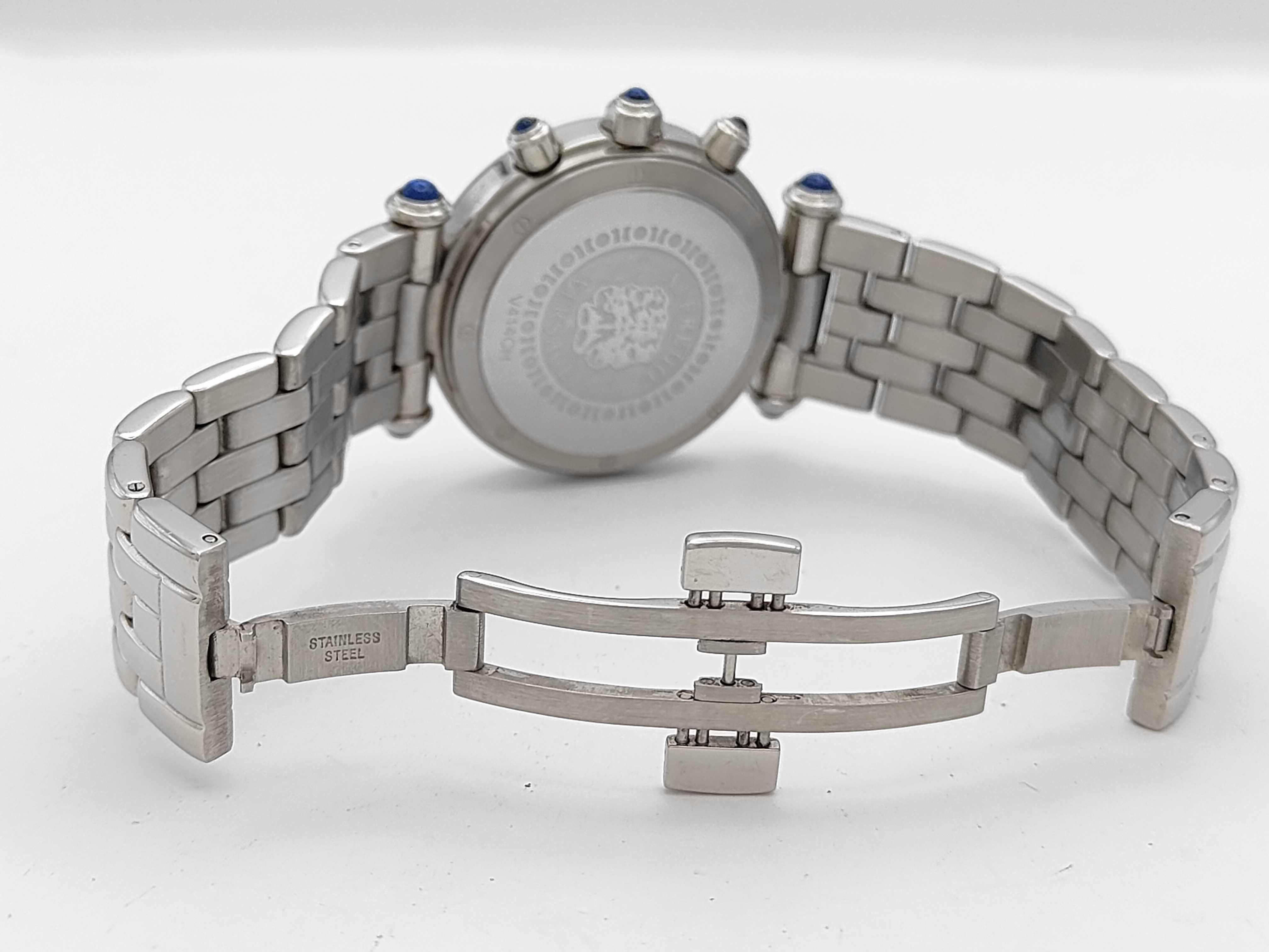Alfredo Versace Stainless Steel Chronograph Wristwatch Ref. V414CH