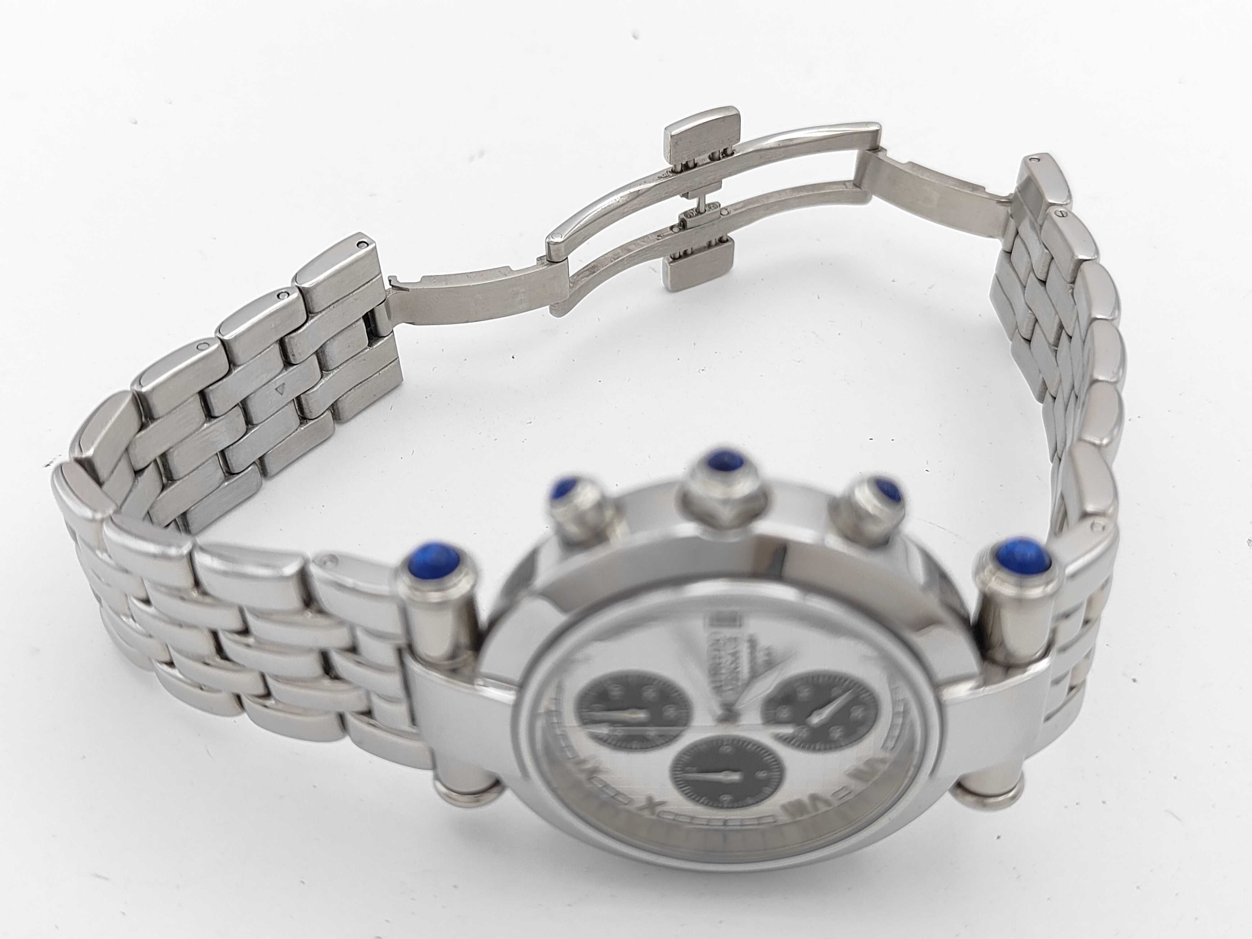 Alfredo Versace Stainless Steel Chronograph Wristwatch Ref. V414CH
